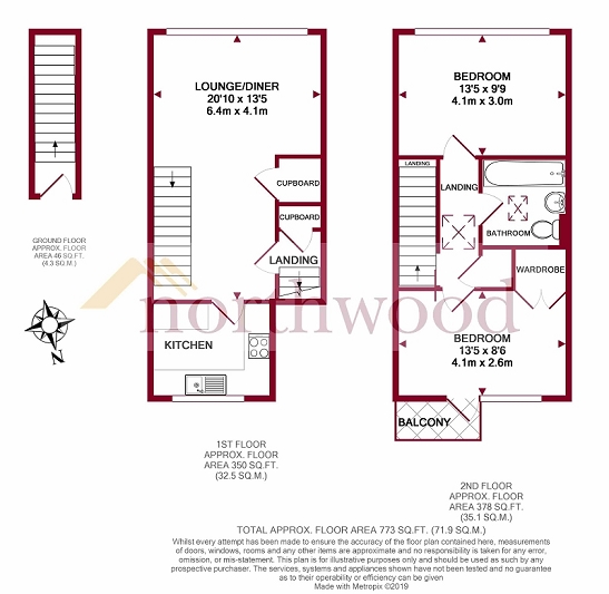 2 Bedrooms  to rent in Prospect Street, Reading RG1