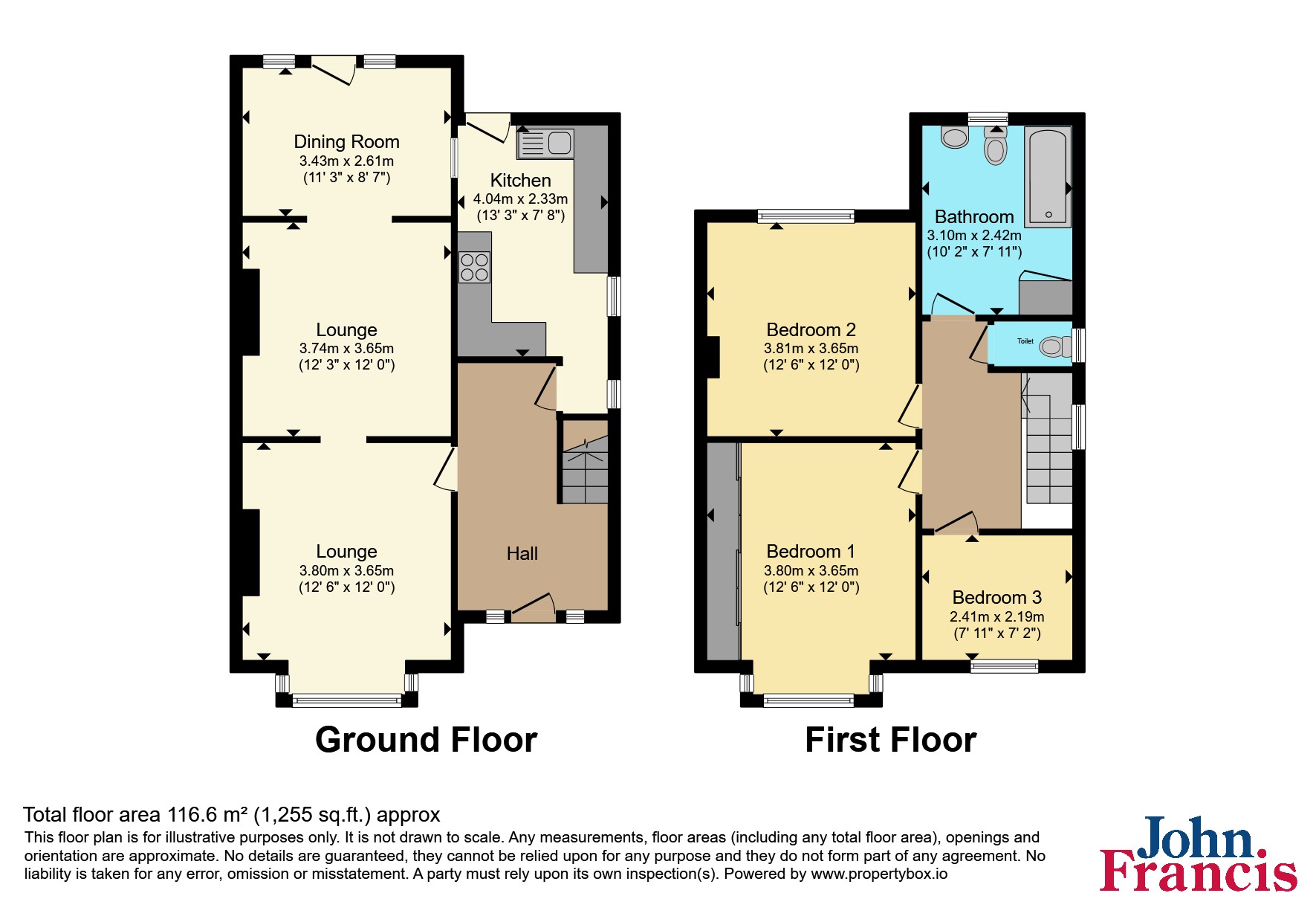 12, Hillside, Carmarthenshire floorplan