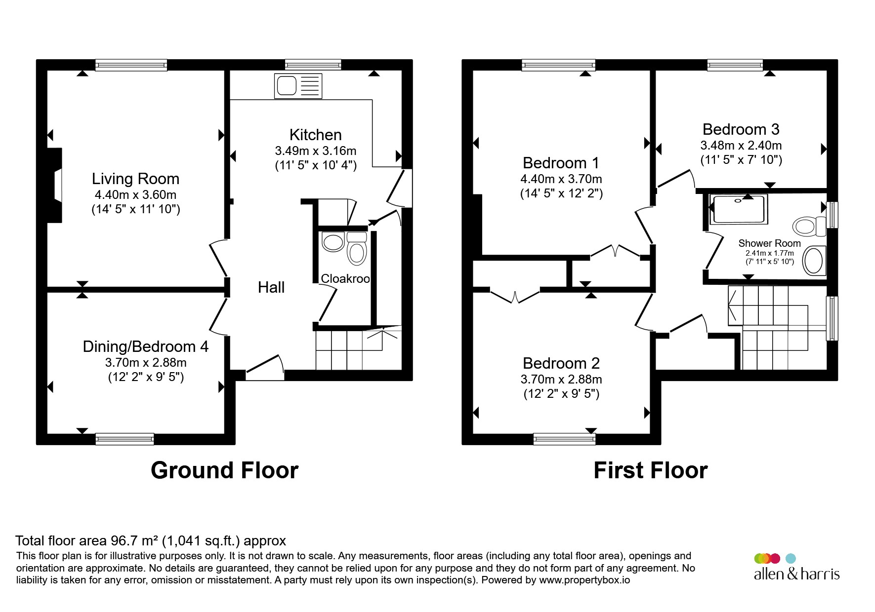 44, David Gage Street, Kilwinning floorplan