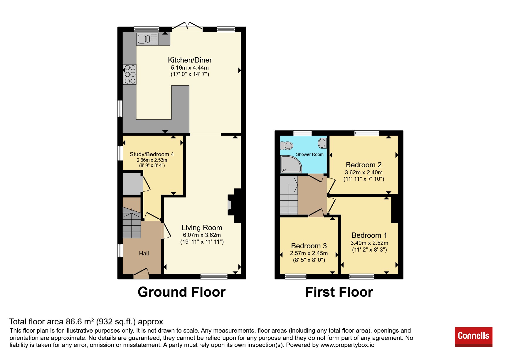 66, Longcause, Plymouth floorplan