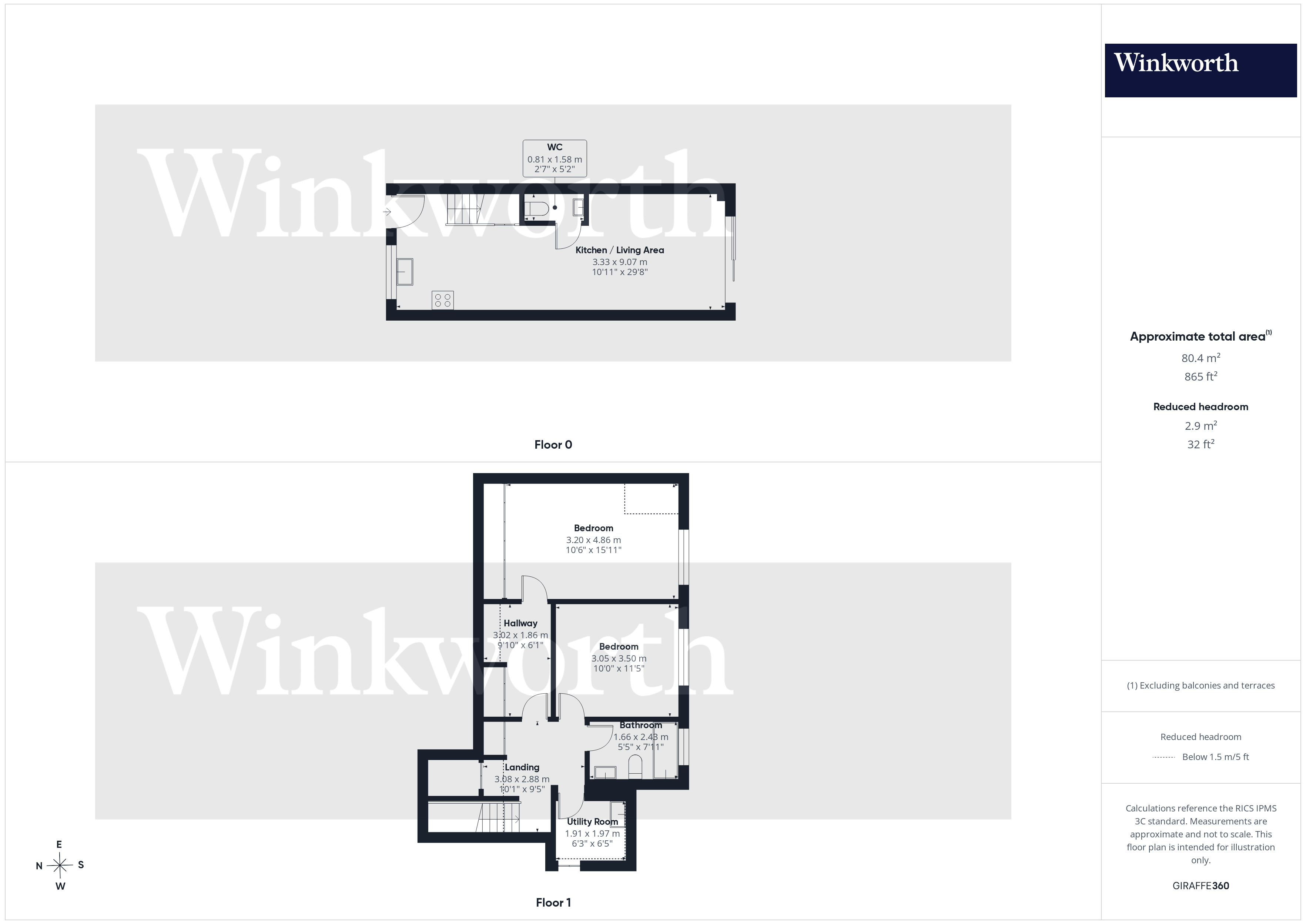 60, Lowfield Road, London floorplan