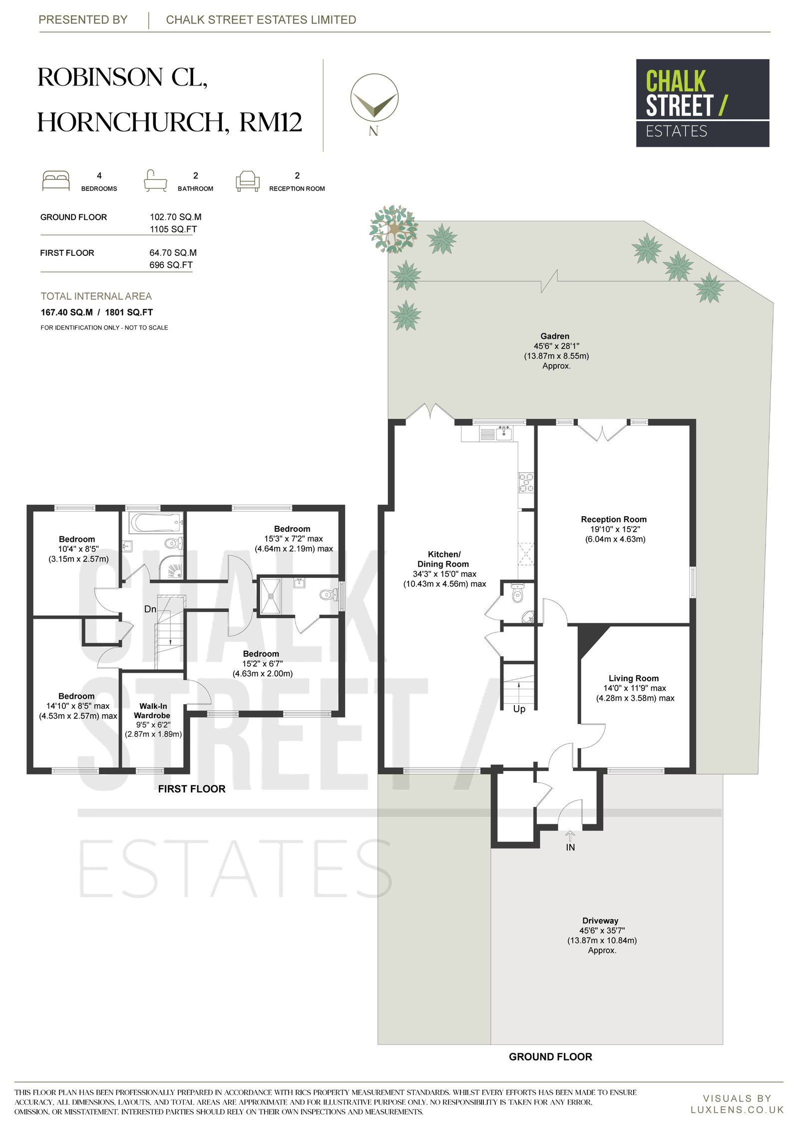 19, Robinson Close, Hornchurch floorplan