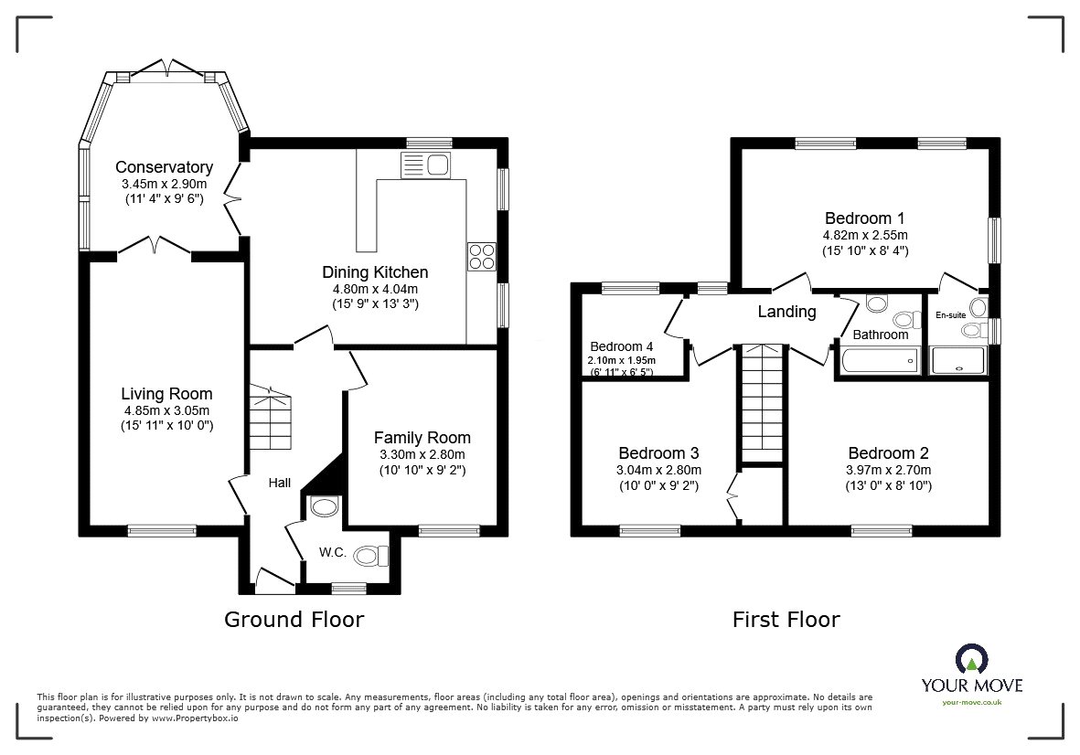 21, Weston Road, Oswestry floorplan