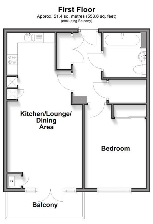Common Creek Wharf, Rochester floorplan