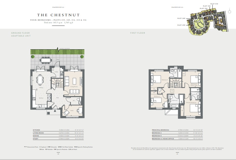 The Chestnut Plot 239 Hareshill,, Hitches Lane, Fleet floorplan