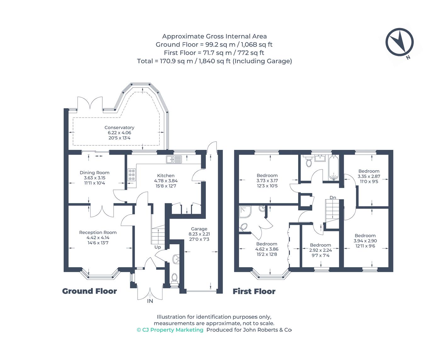 123, Whitelands Avenue, Chorleywood floorplan