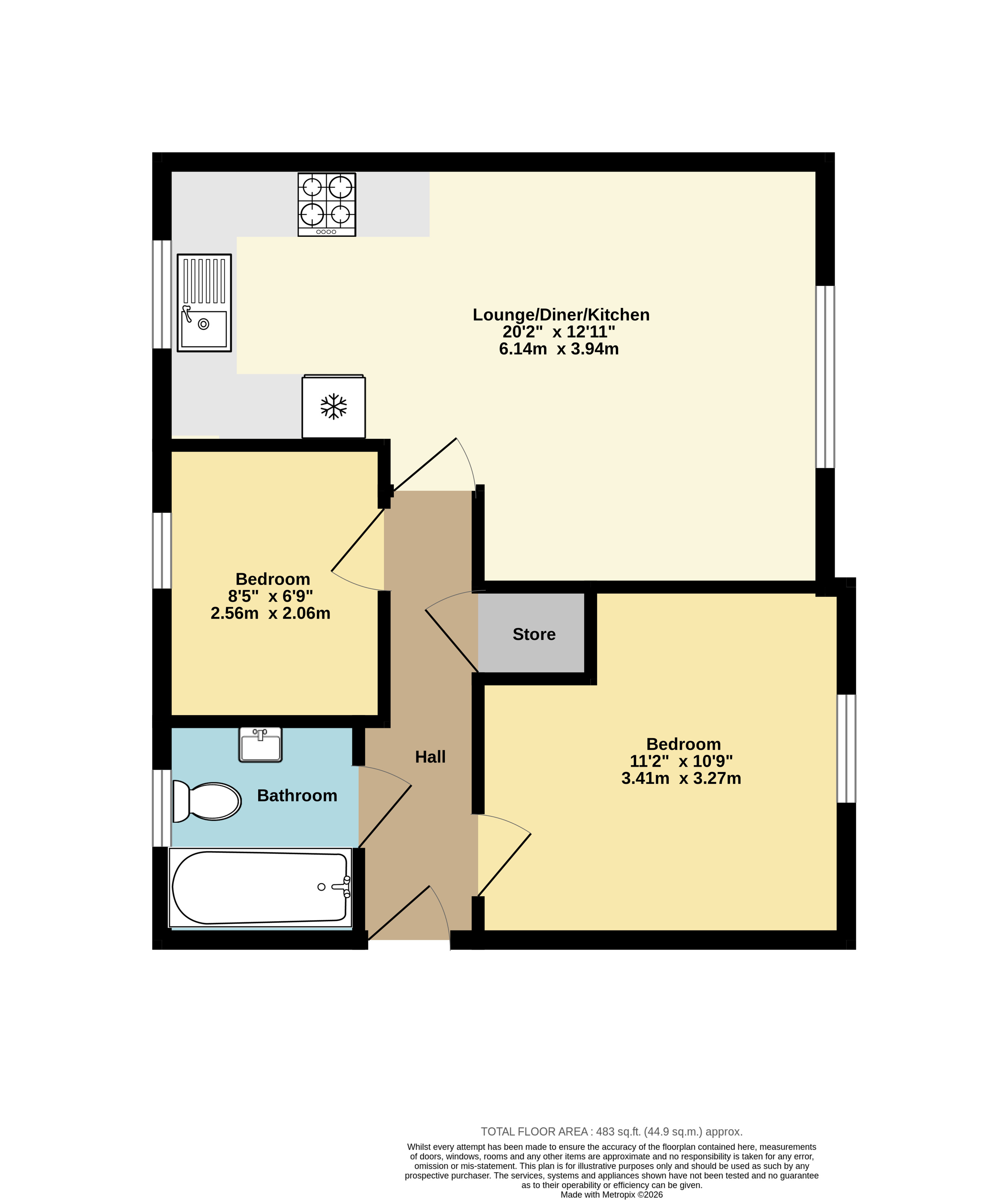 6, Matlock Close, Canterbury floorplan