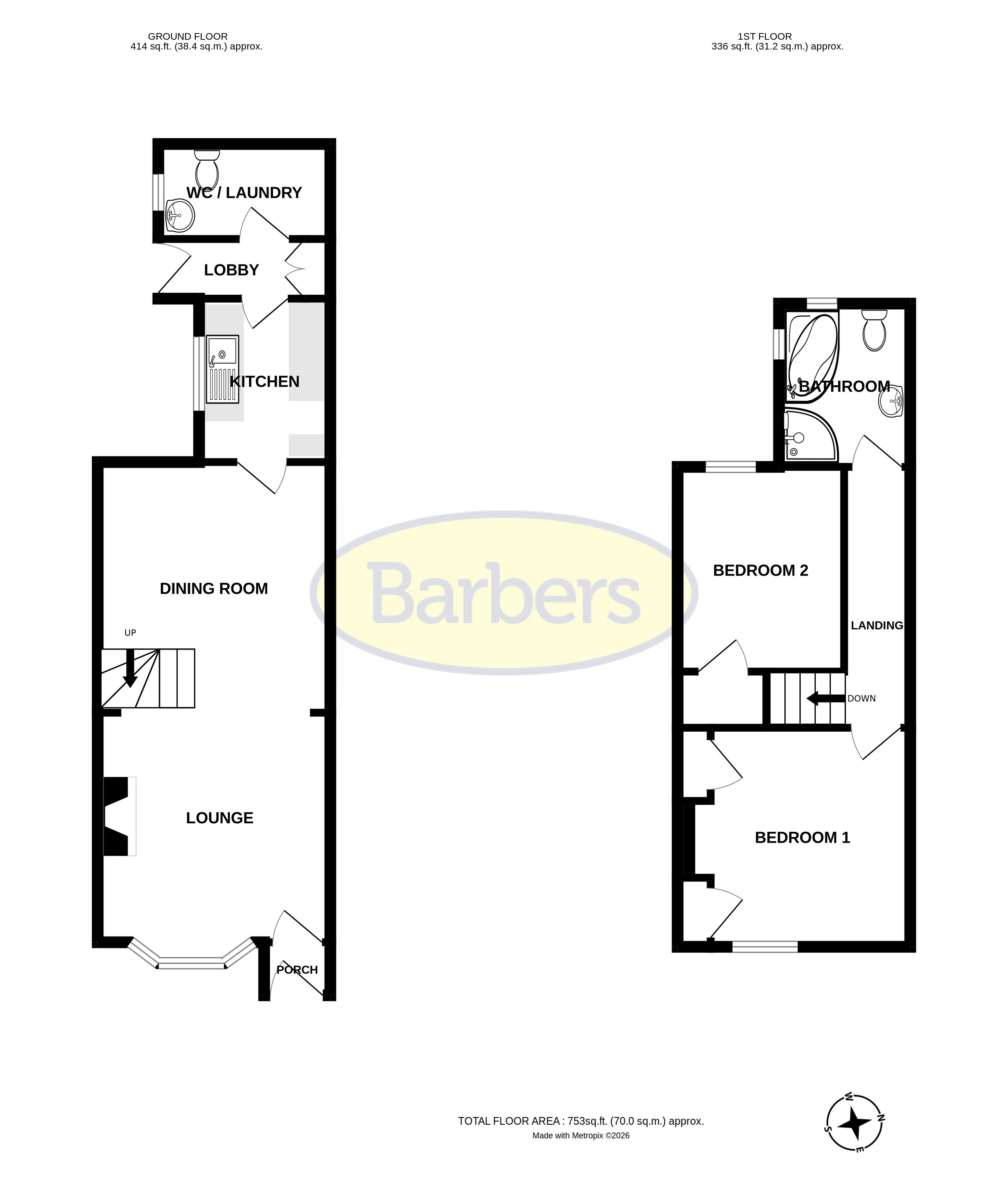 3, Sunnyside Road, Telford floorplan