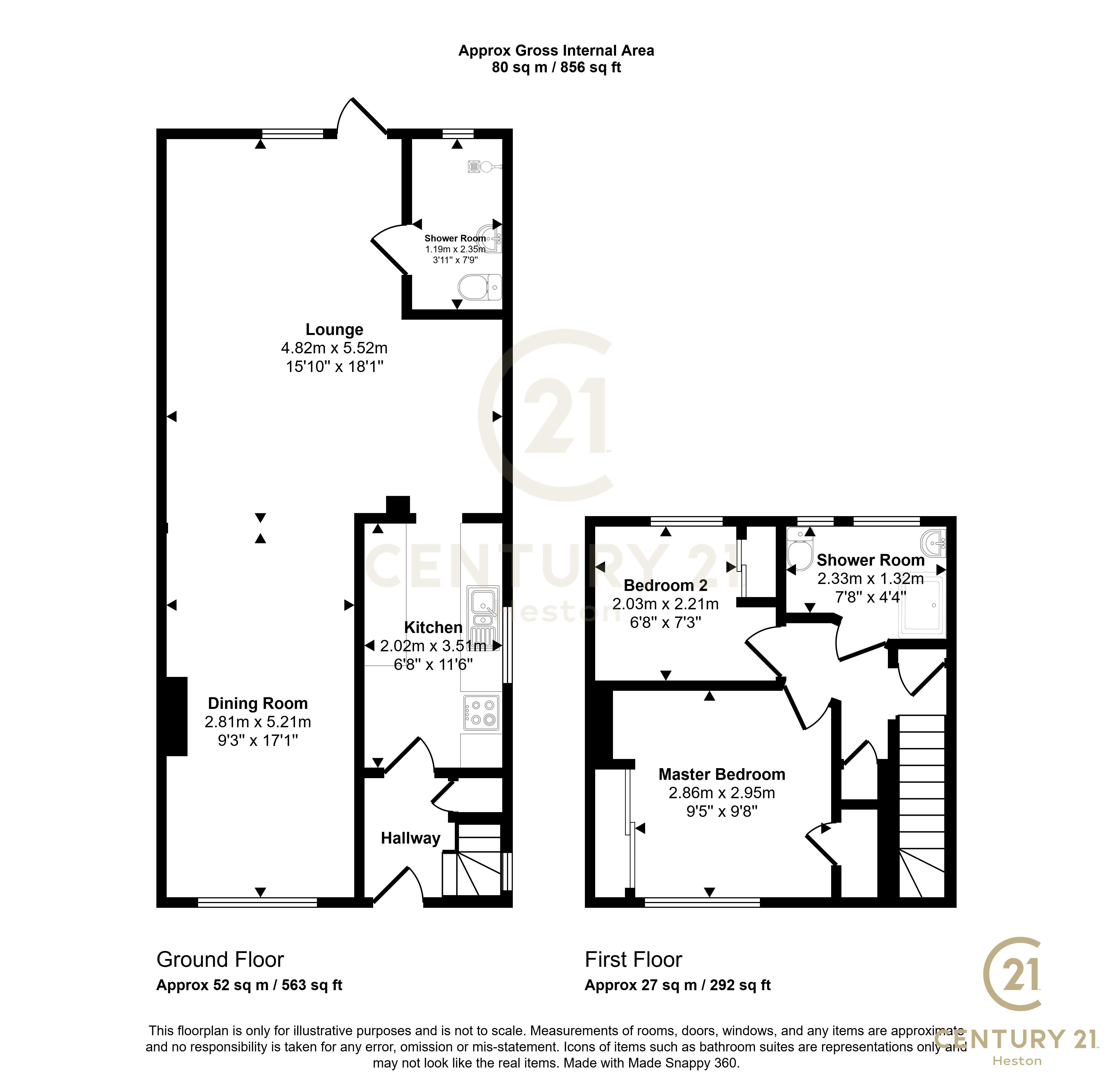 54, The Crossways, HOUNSLOW floorplan