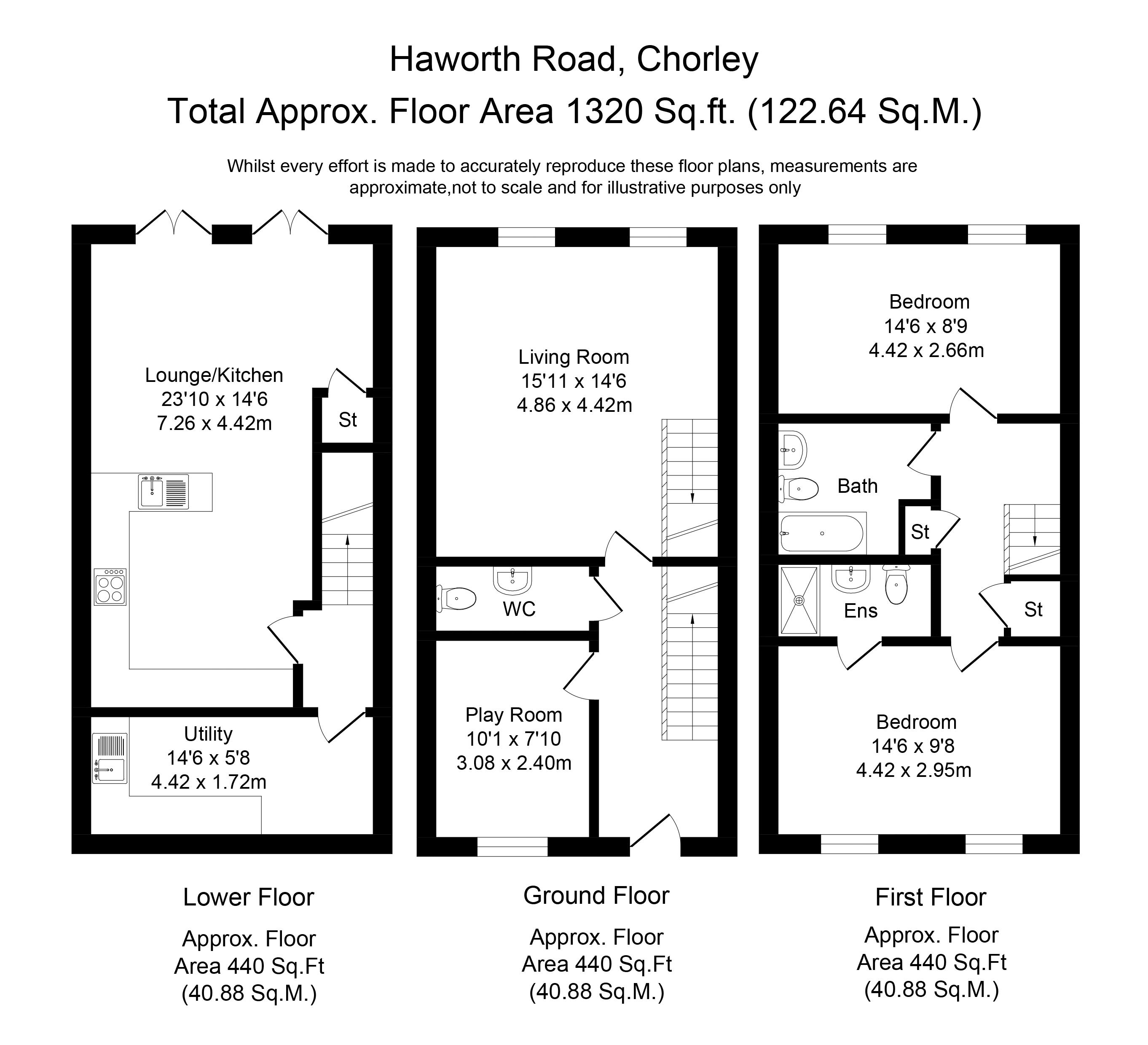 3 Bedrooms Semi-detached house for sale in Haworth Road, Chorley PR6