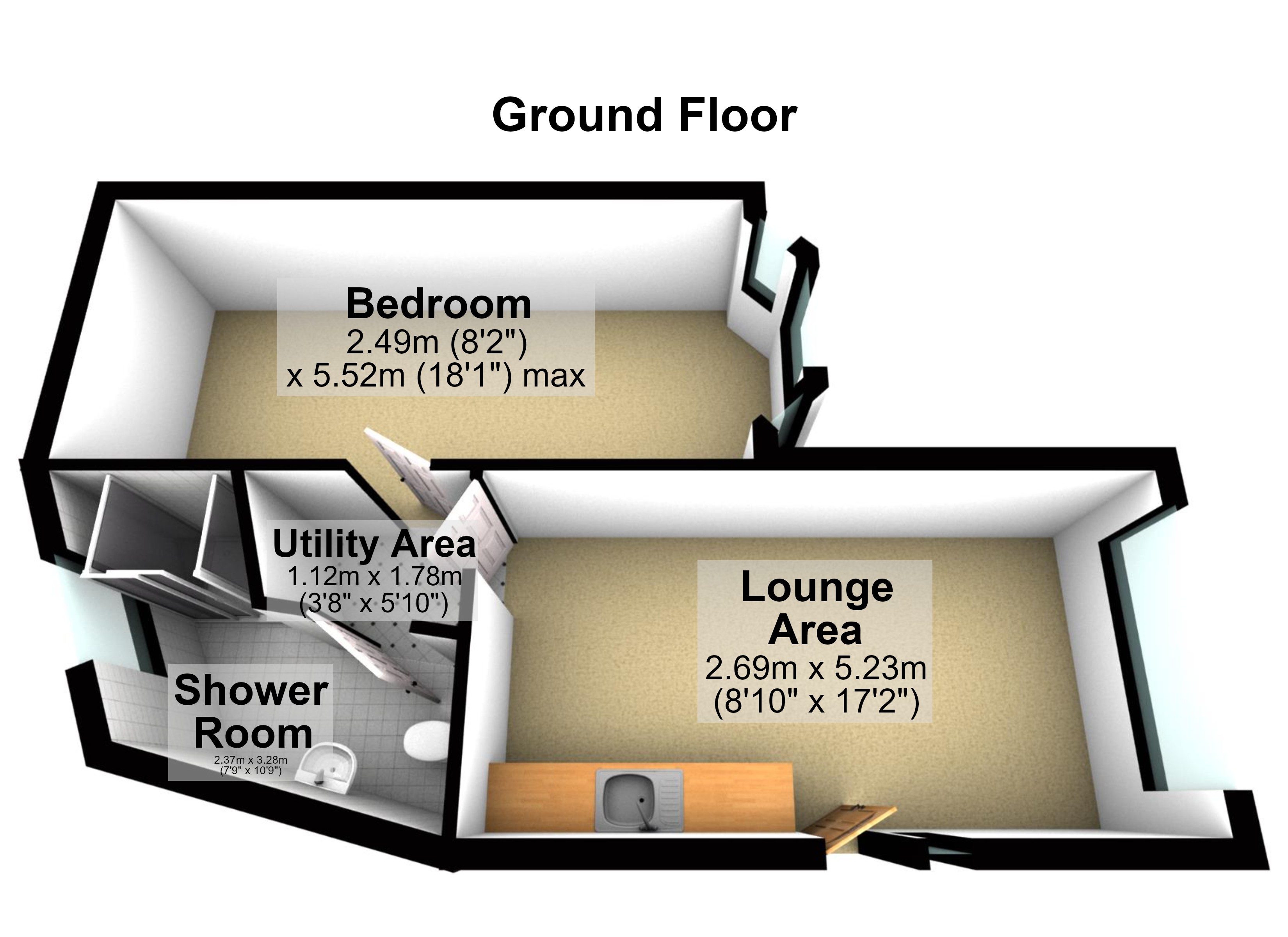 Deneside, East Dean floorplan