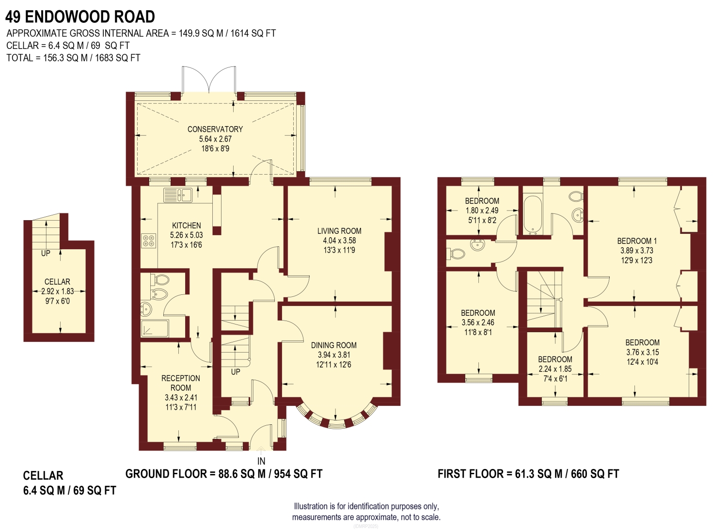 49, Endowood Road, Sheffield floorplan