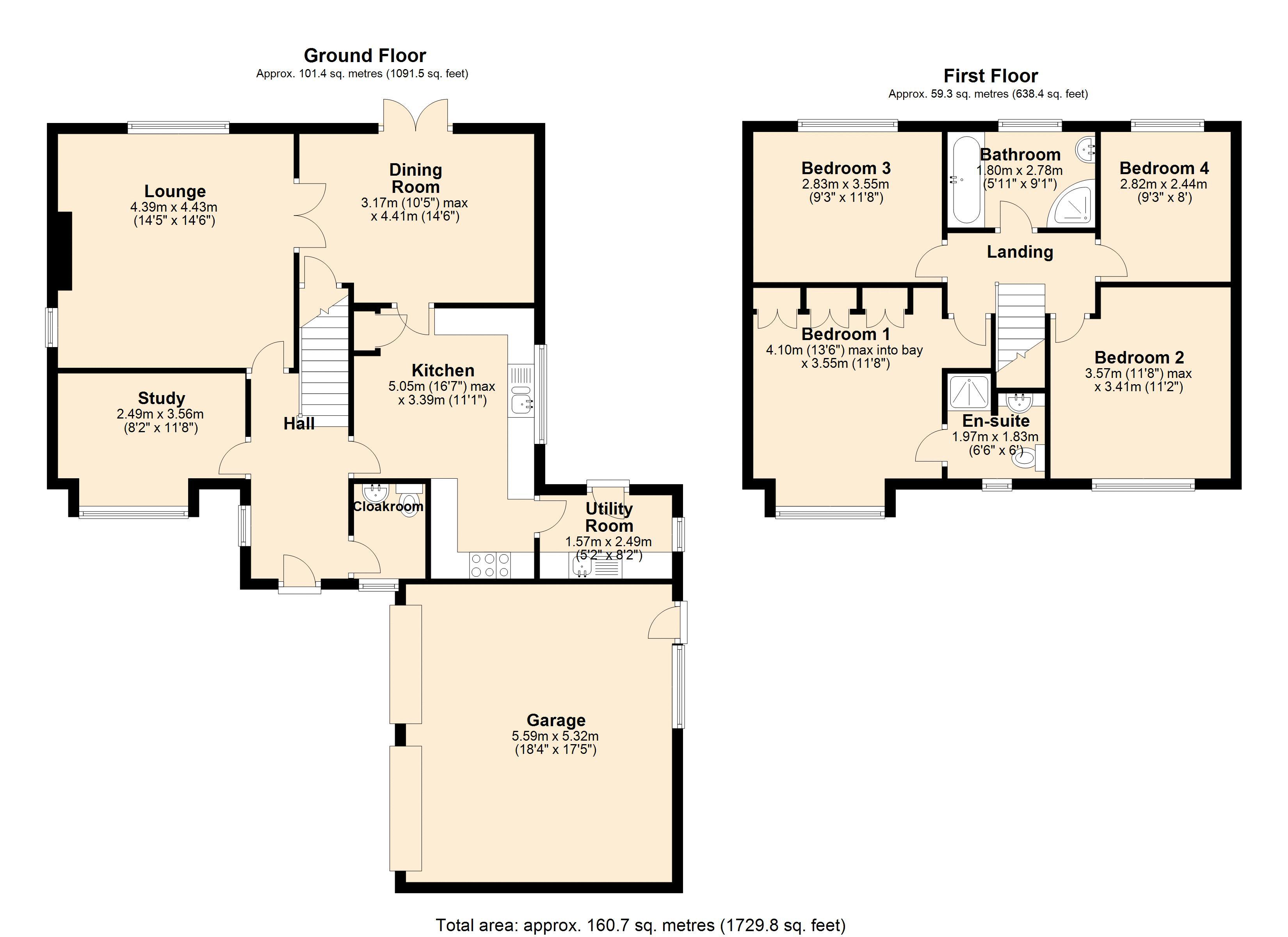 4 Bedrooms Detached house for sale in Hunters Fold, Walmer Bridge, Preston PR4