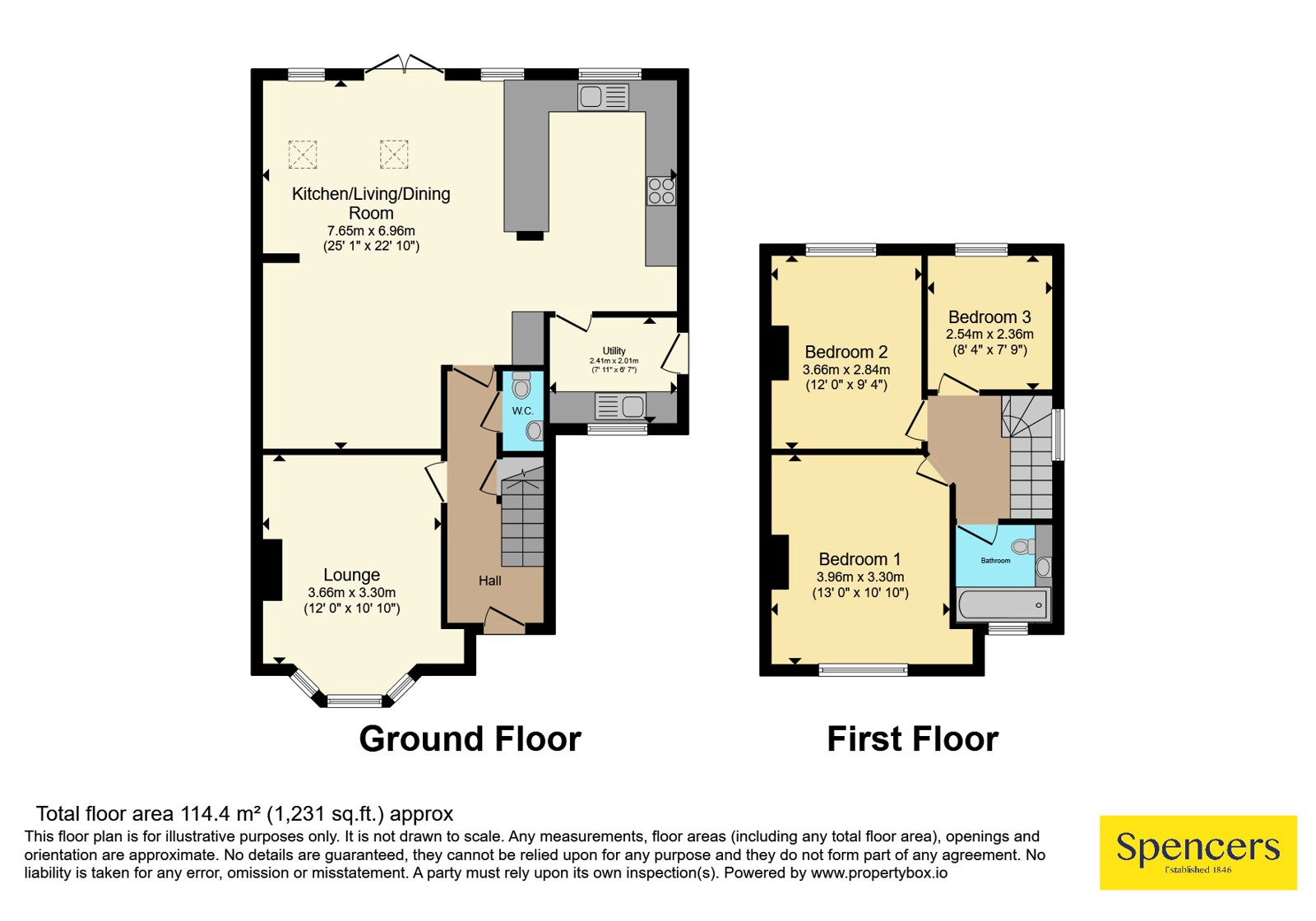 56, Firfield Avenue, Leicestershire floorplan
