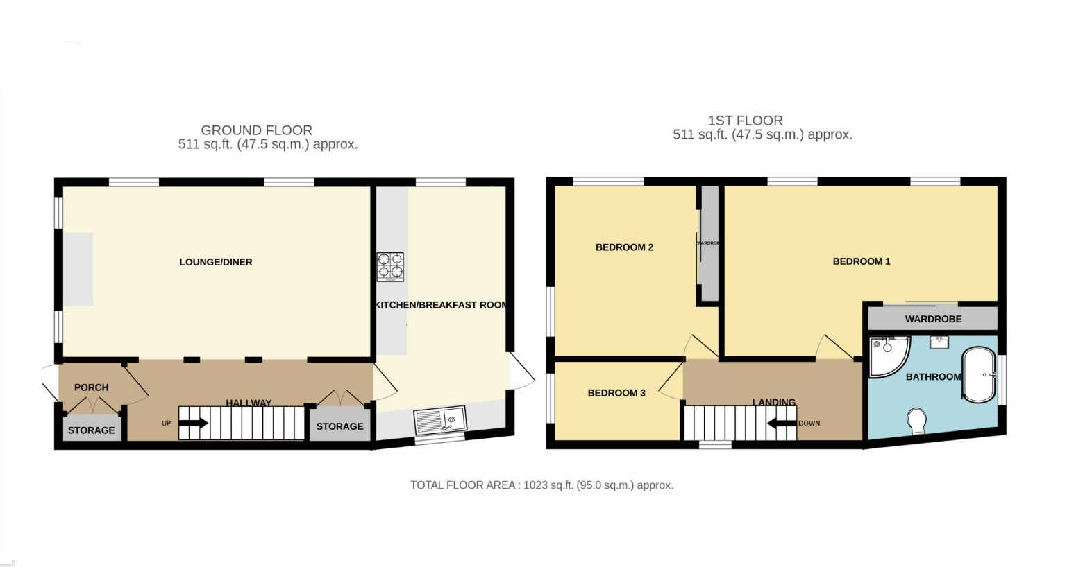 Four Steps, High Street, Coddenham, Ipswich, Suffolk, floorplan