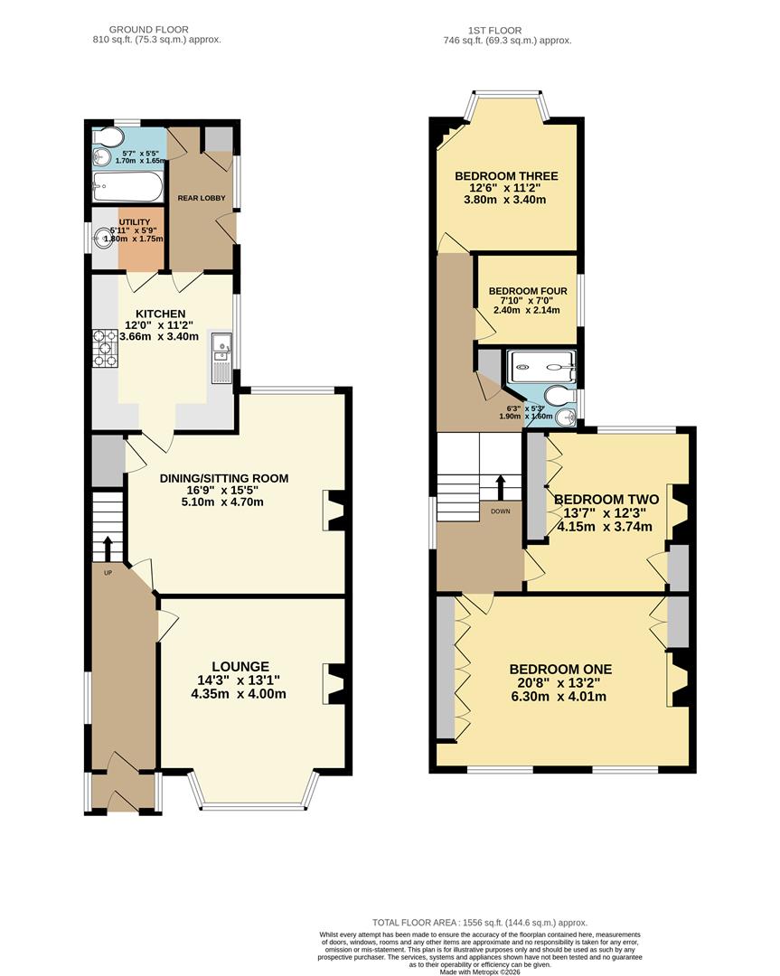 5, Park Avenue, WITHERNSEA floorplan