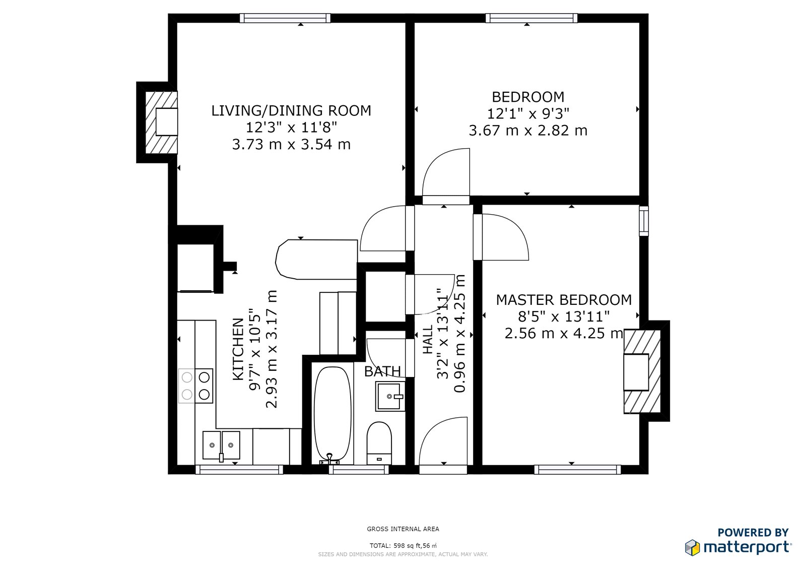 2 Bedrooms Flat for sale in Drysdale Dwellings, Dunn Street, London E8