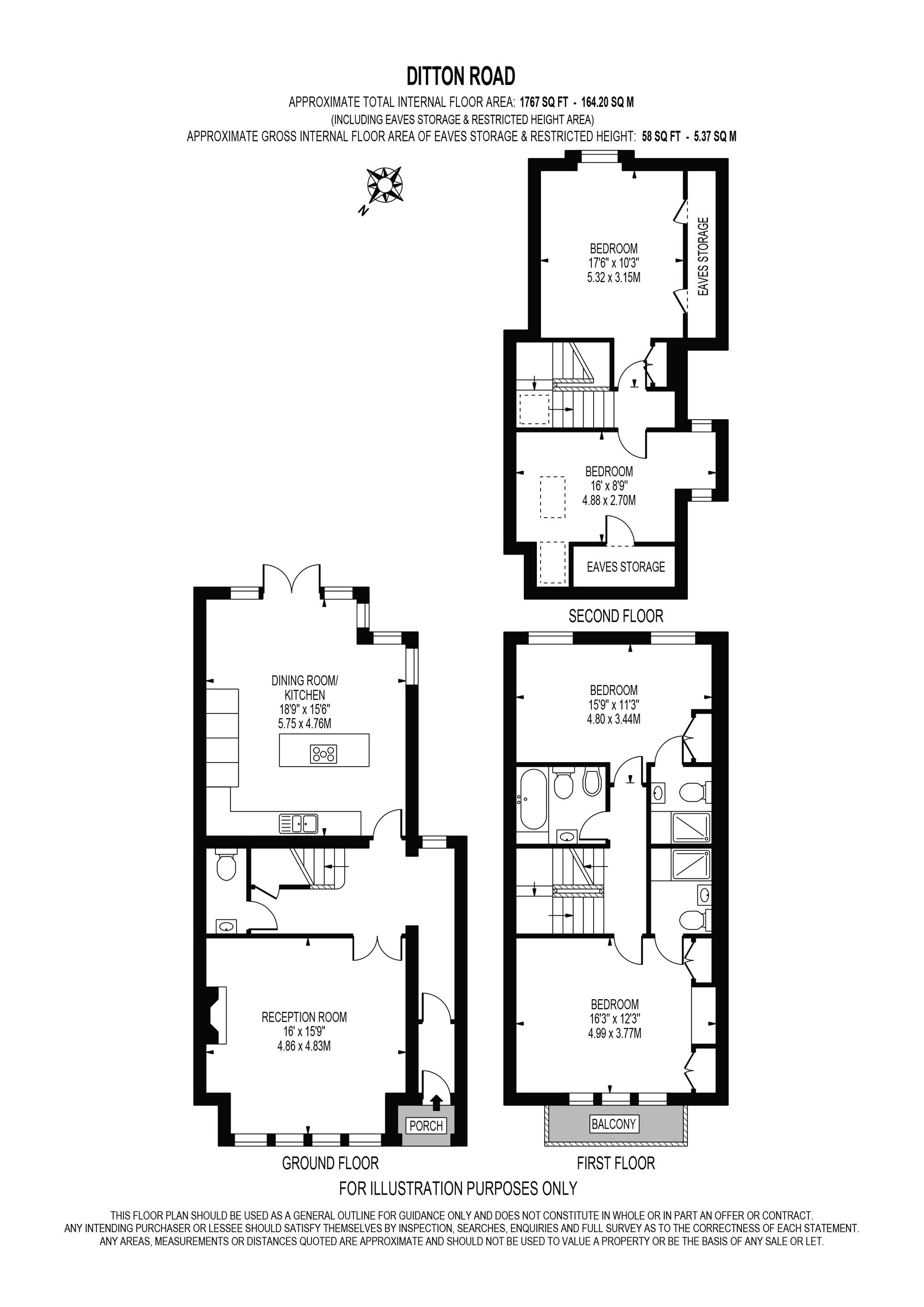 93b Ditton Road, Surbiton floorplan