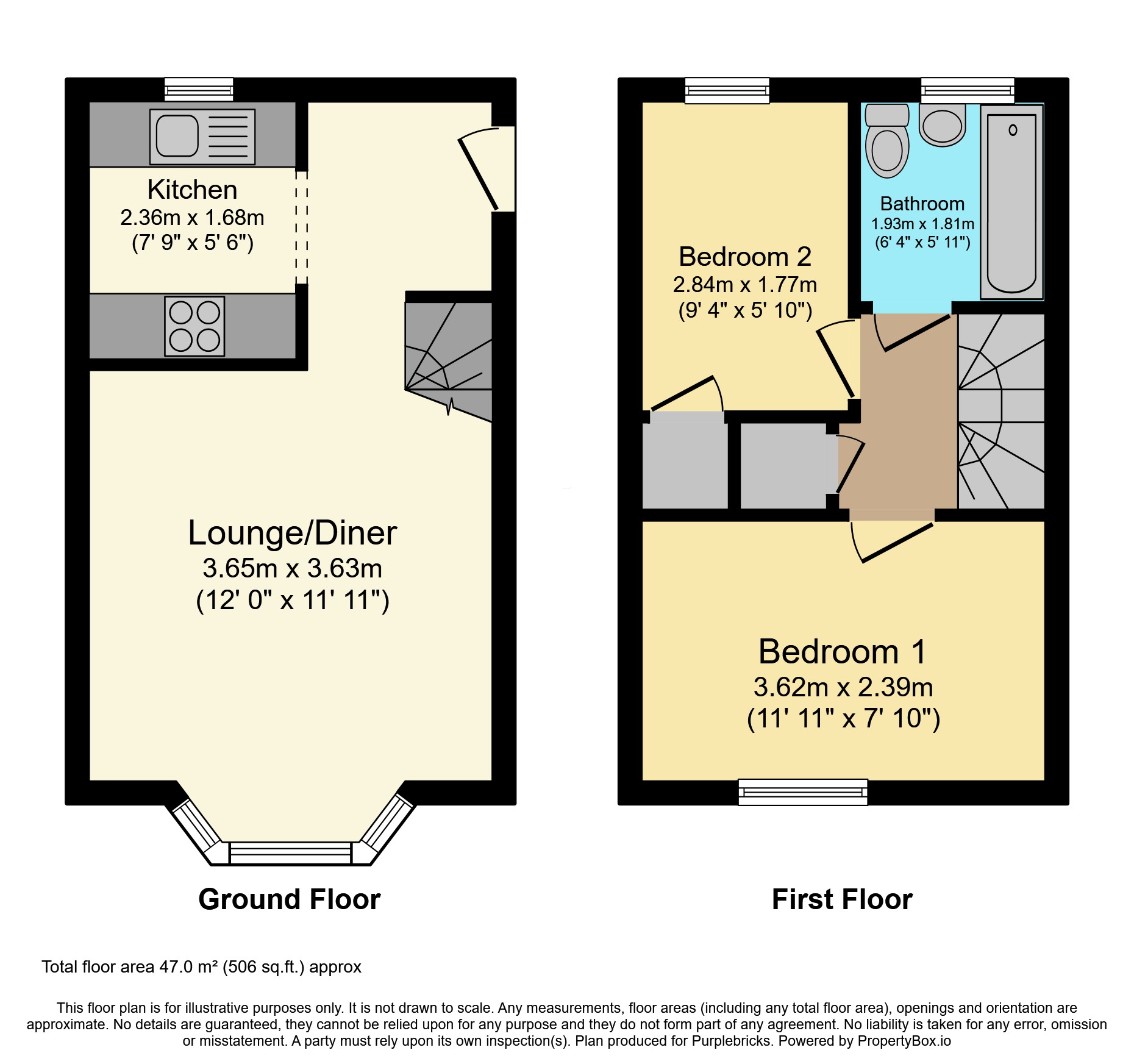 50, Castle Street, Lincoln floorplan