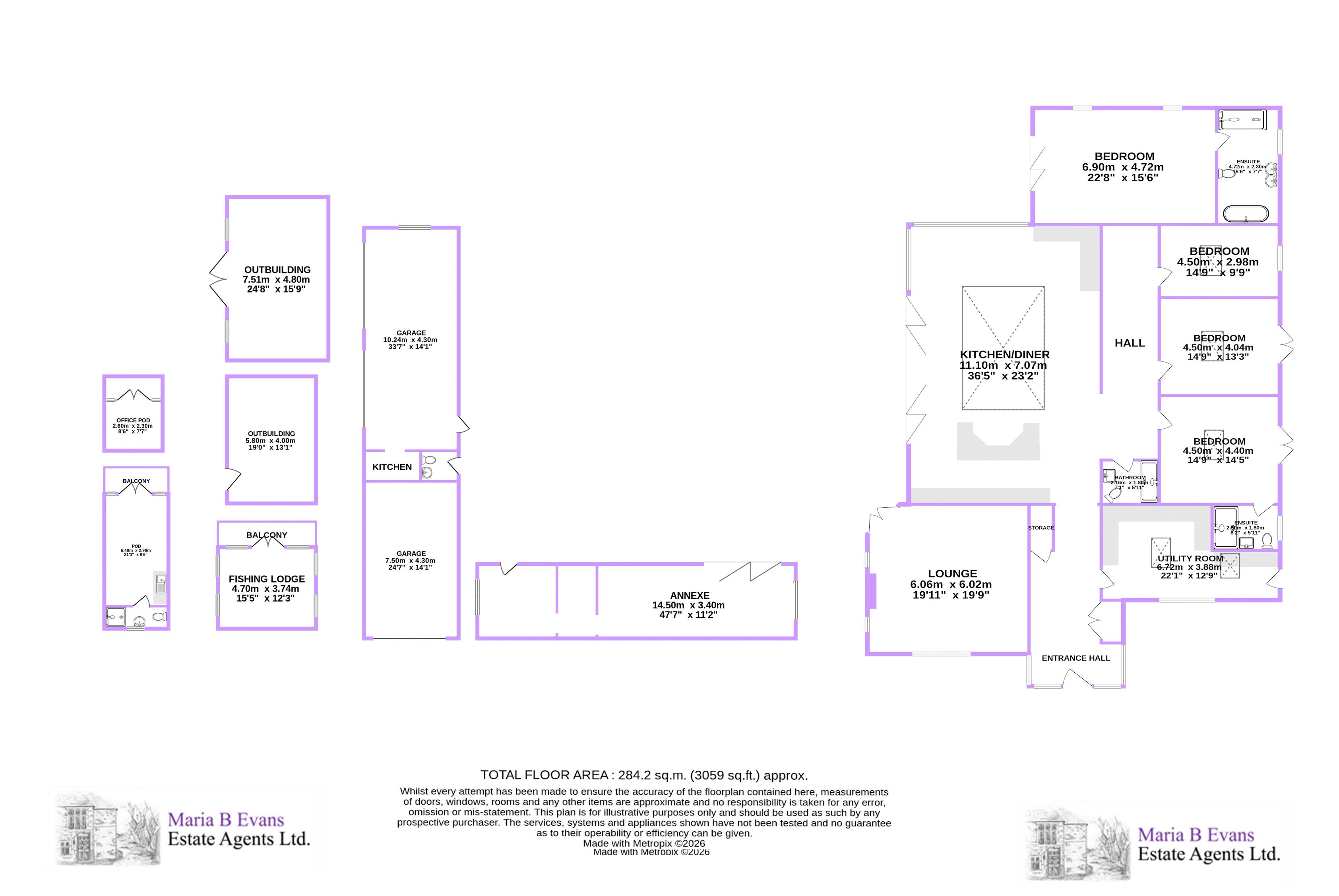 Oakfields, 197, Runshaw Lane, Chorley floorplan
