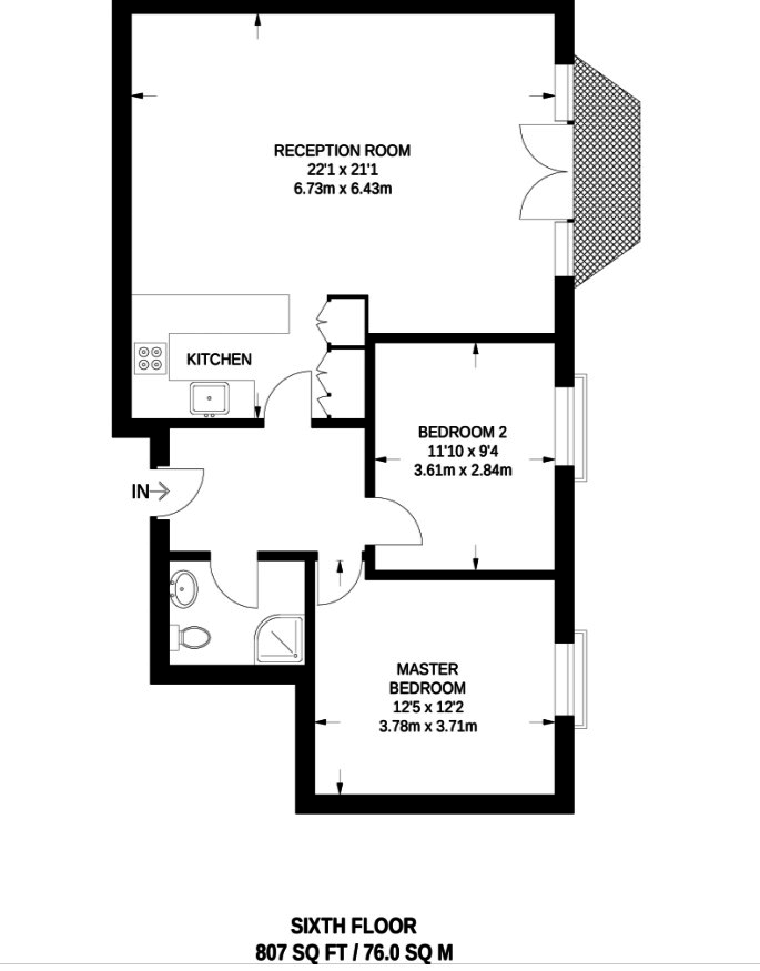 2 Bedrooms Flat to rent in New Wharf Road, London N1
