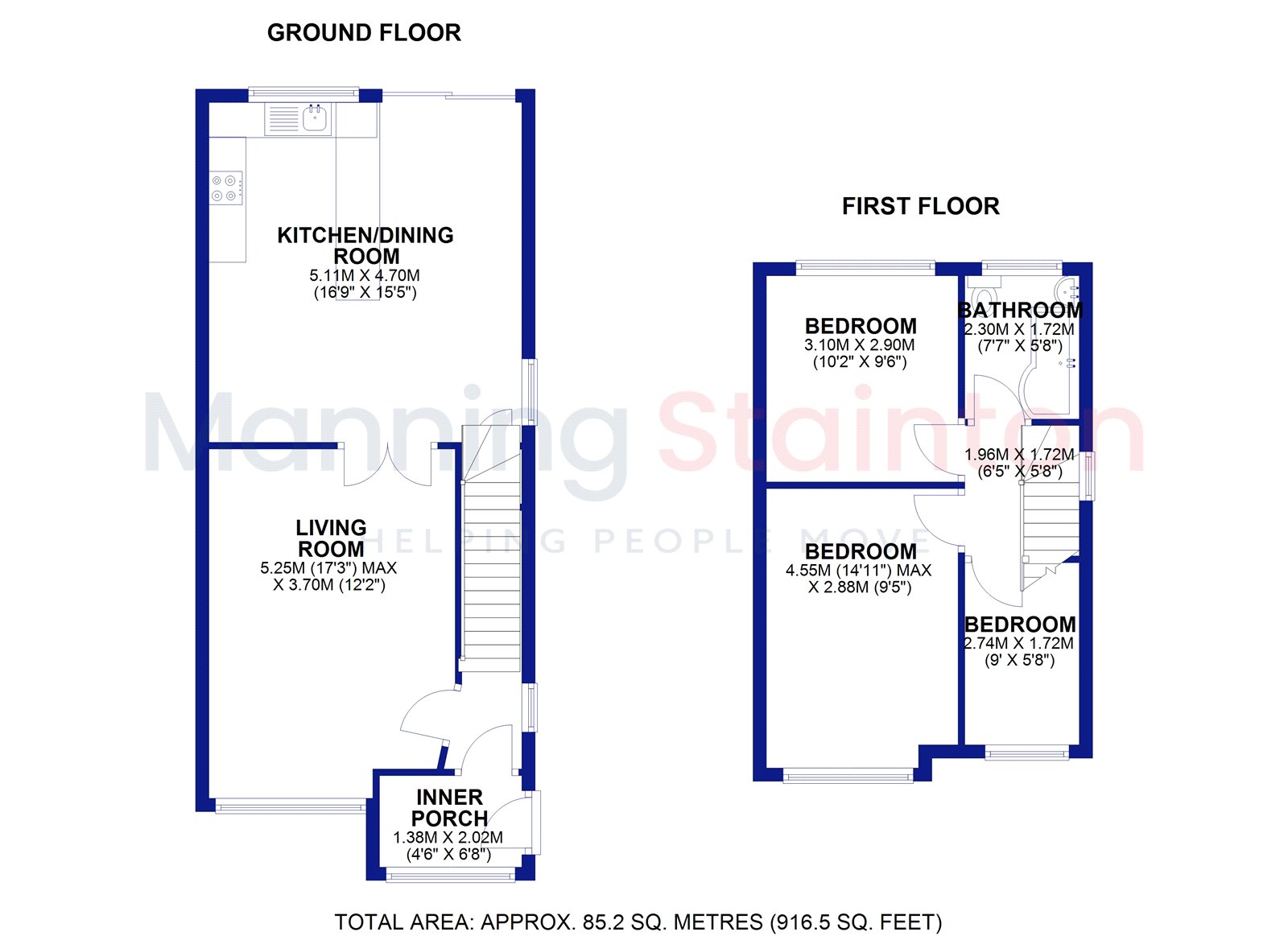 248, Tinshill Road, Leeds floorplan