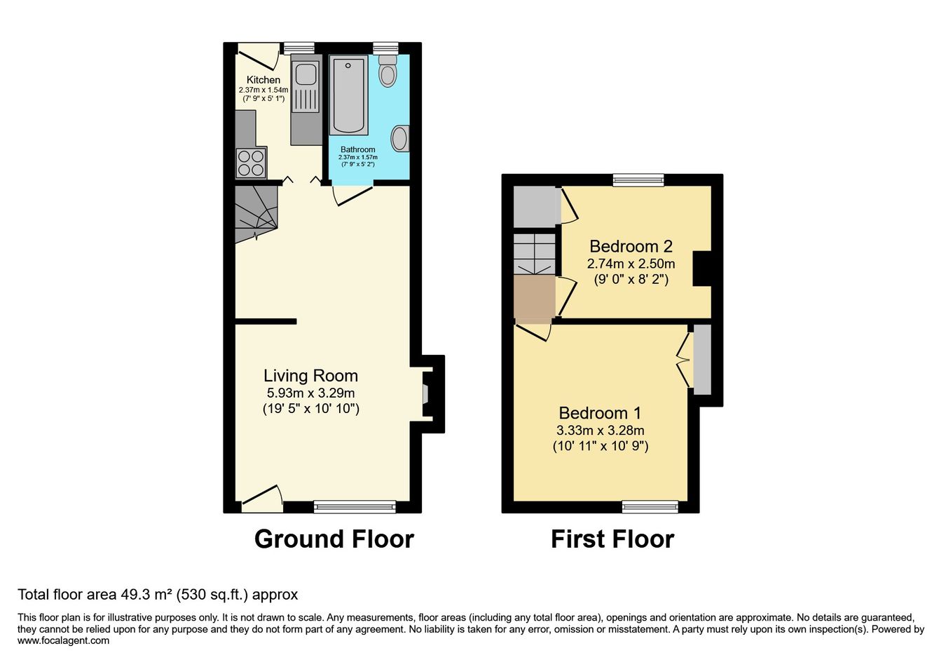 3 Ladyrow Cottages, The Street, Ipswich floorplan