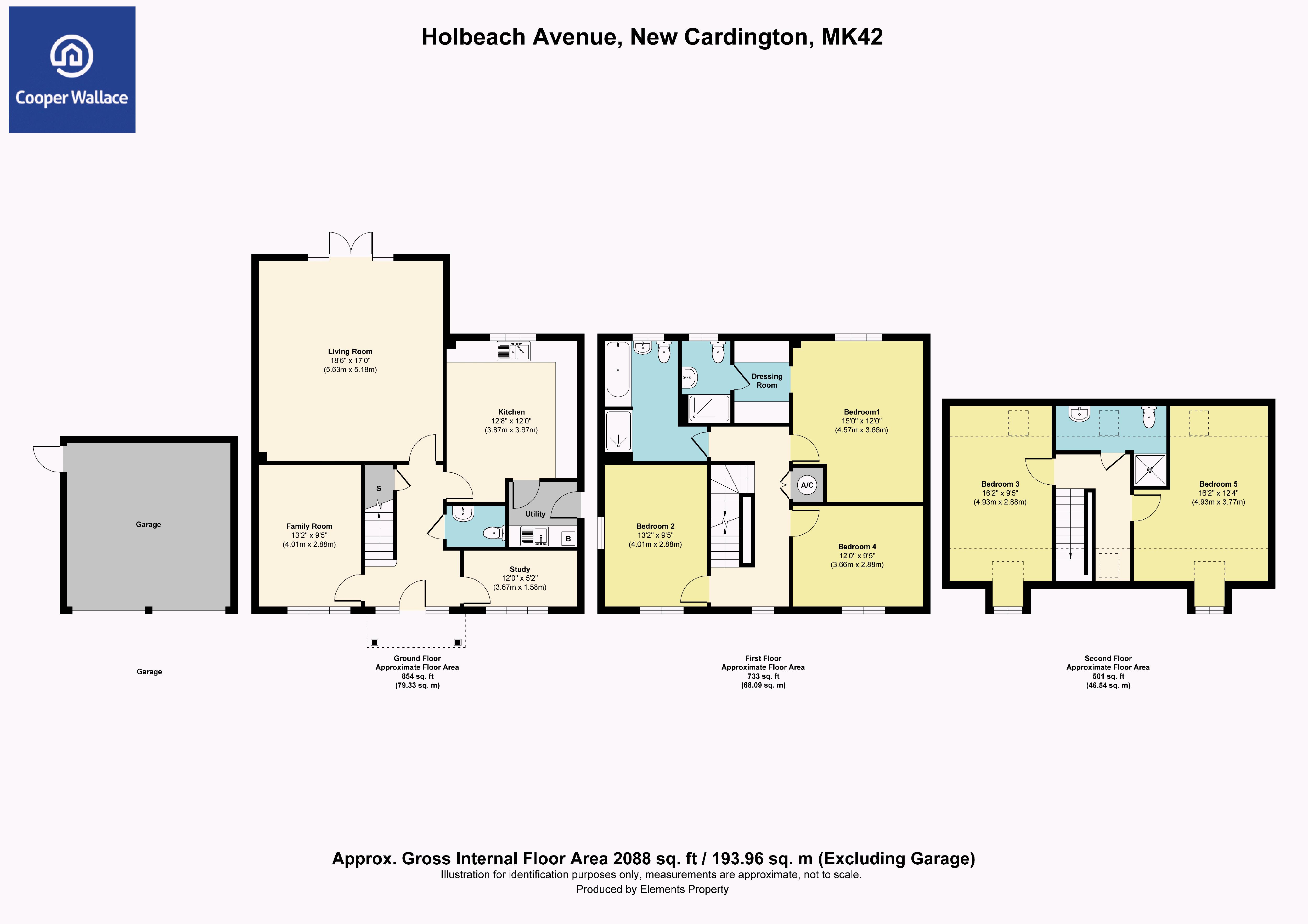 12, Holbeach Avenue, Bedford floorplan