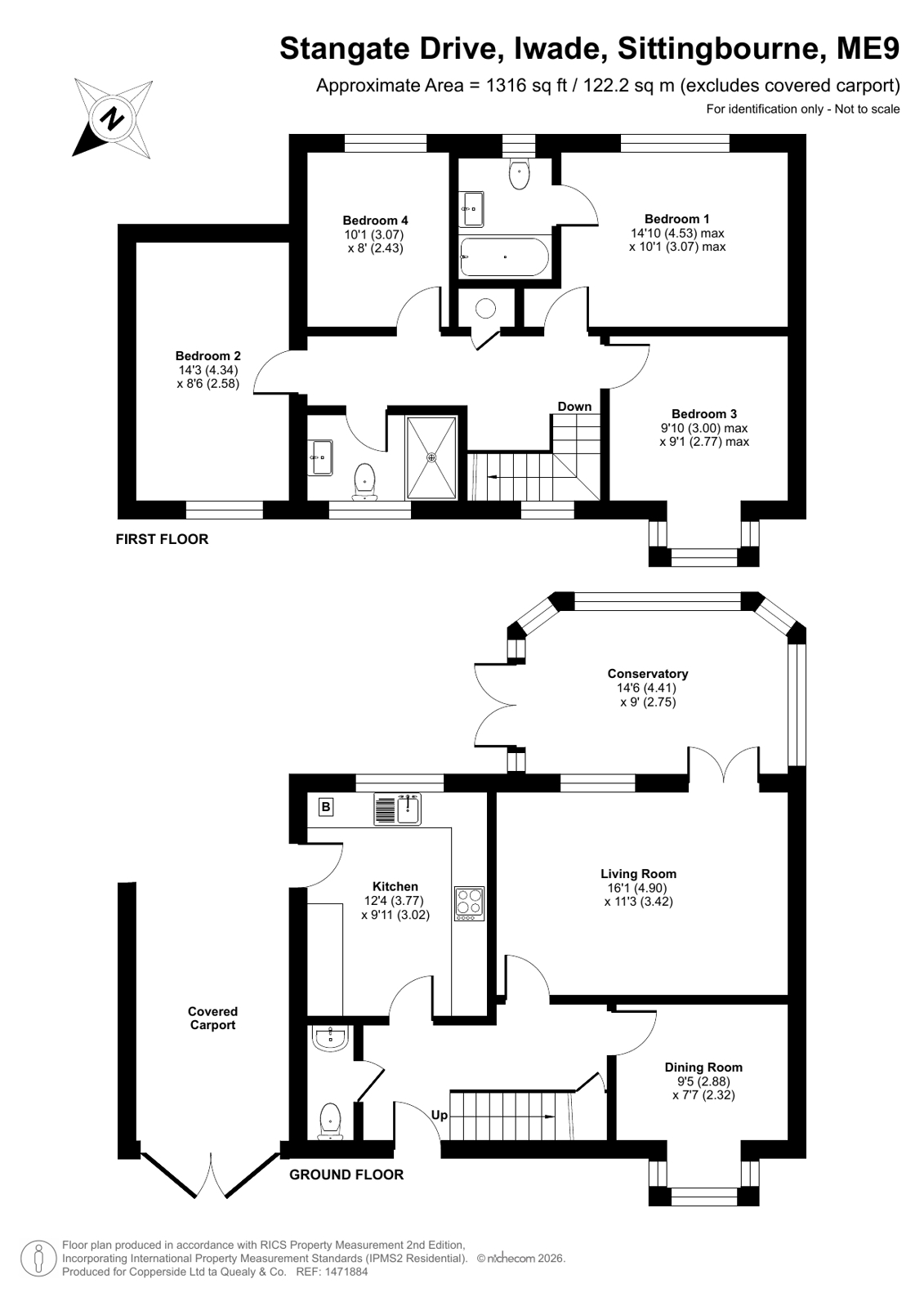 4, Stangate Drive, Sittingbourne floorplan