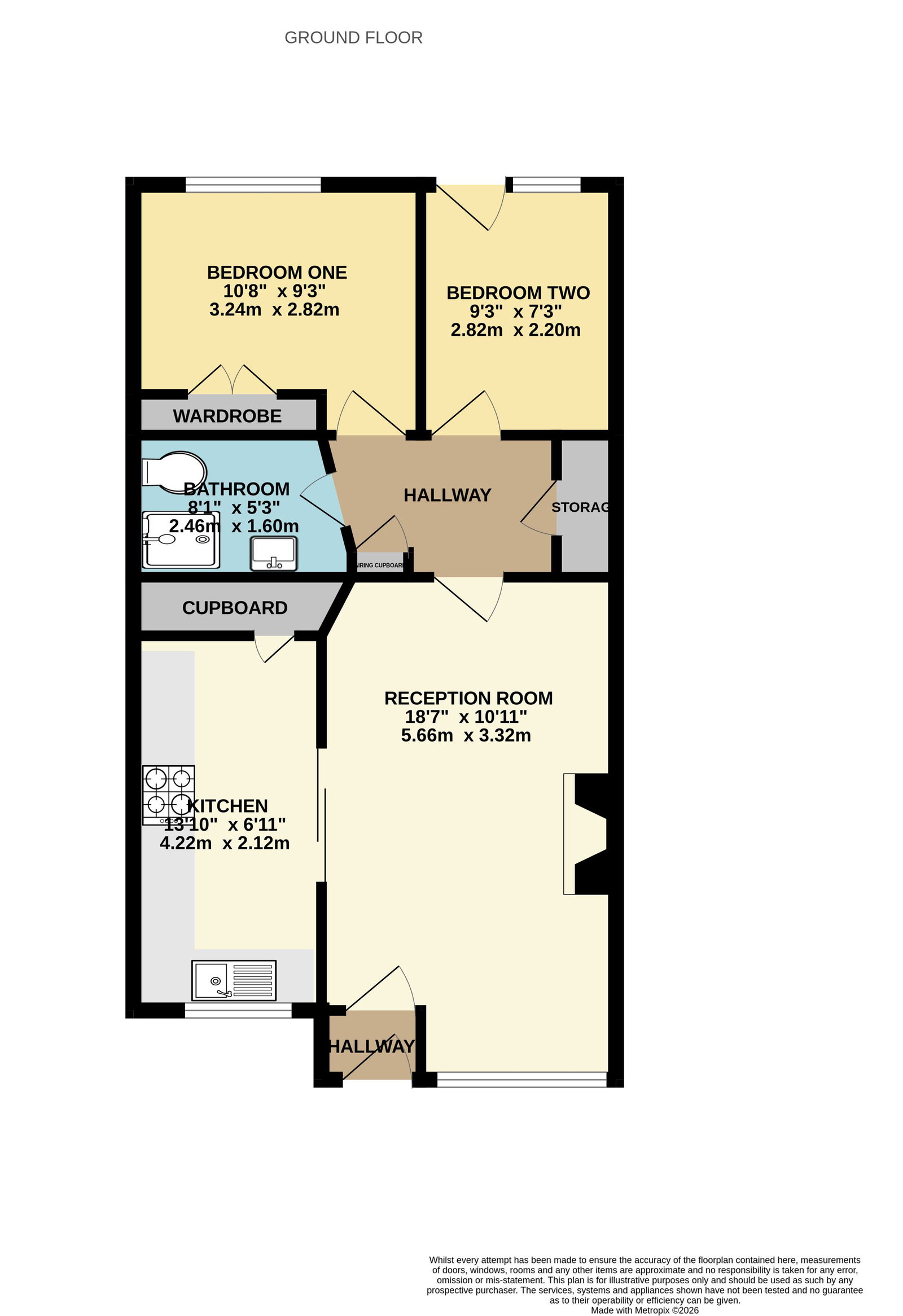 8, Chatwins Wharf, Tipton floorplan