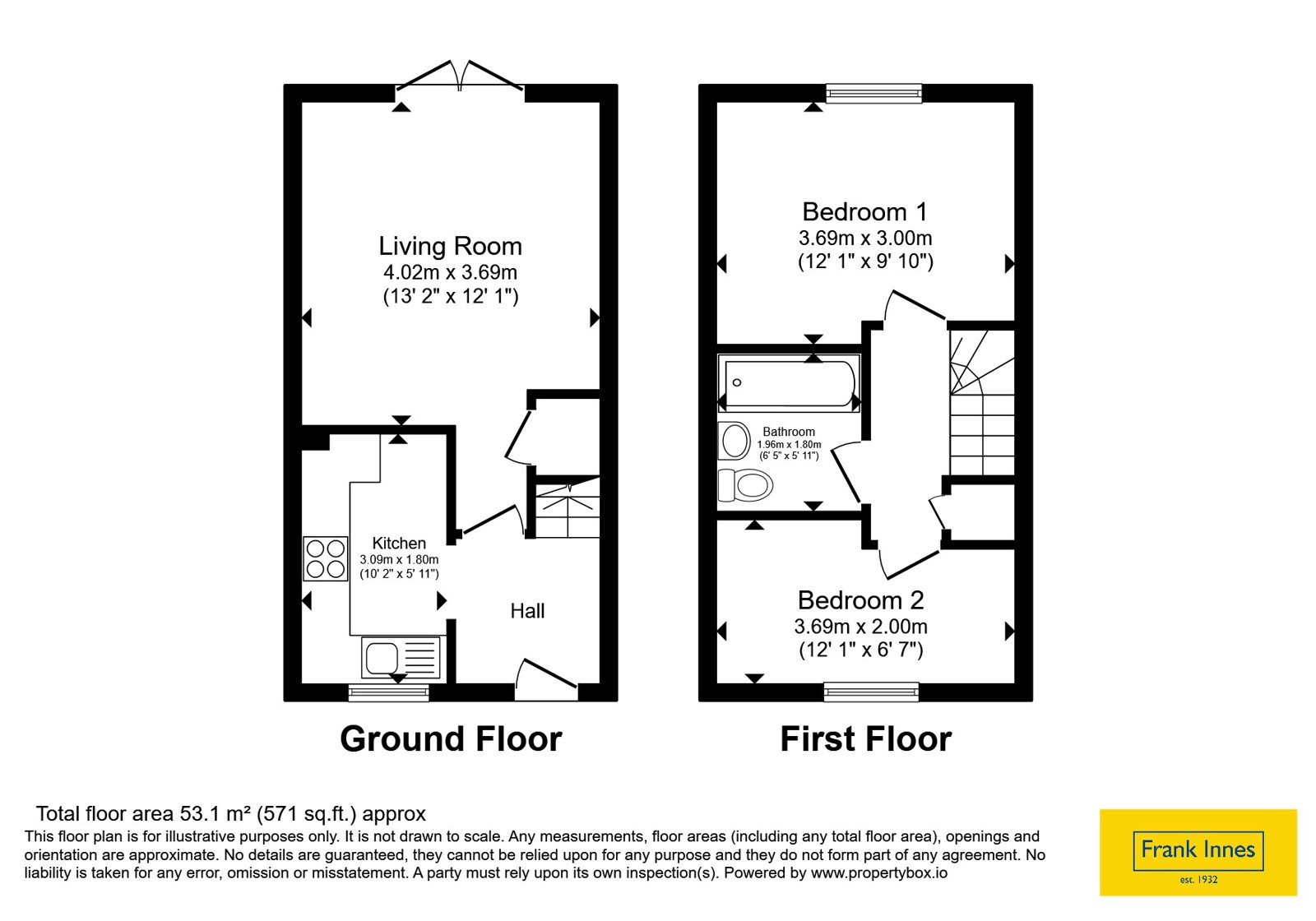 72, Herons Court, Nottingham floorplan