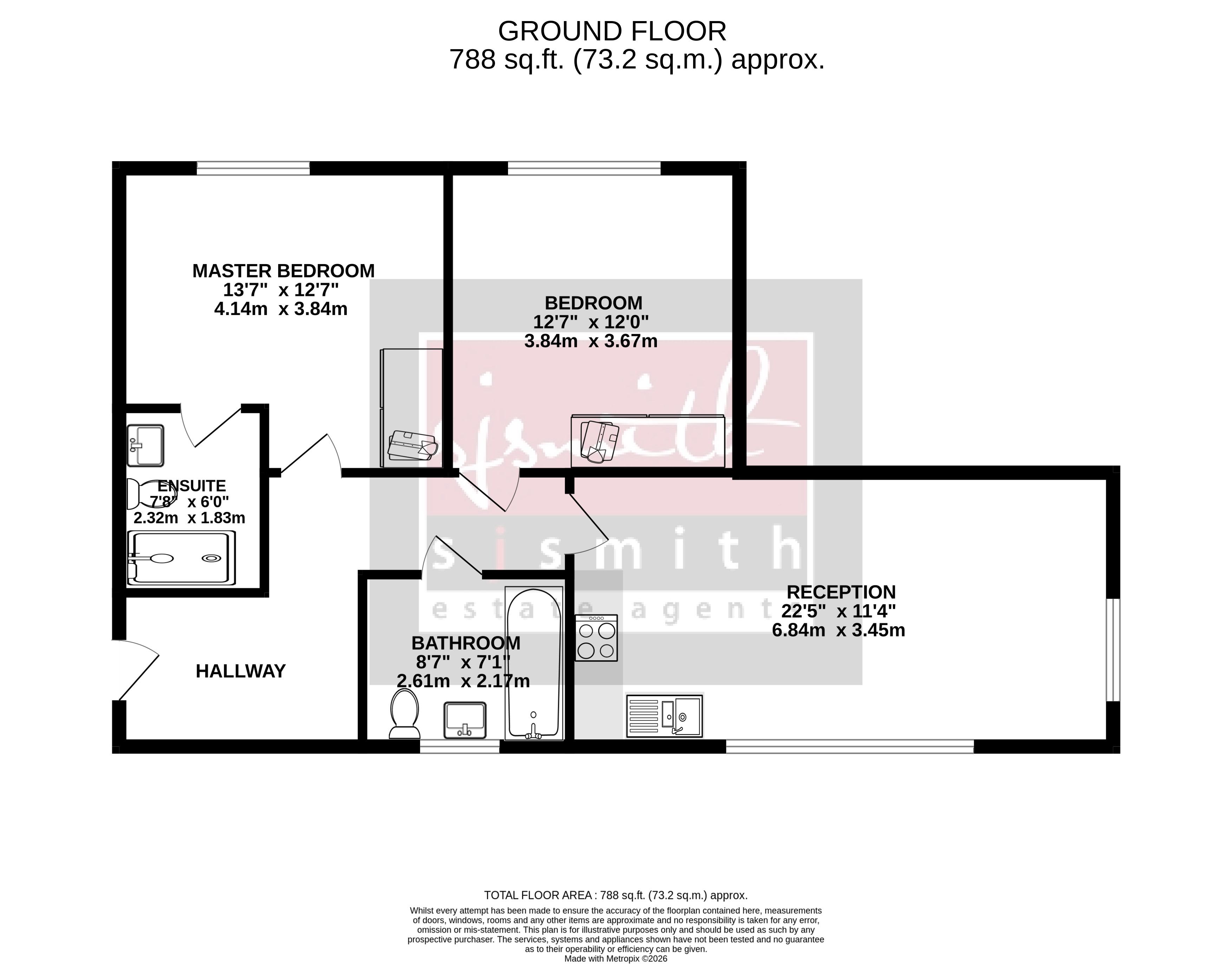 ***, Church Street, Walton-on-Thames floorplan