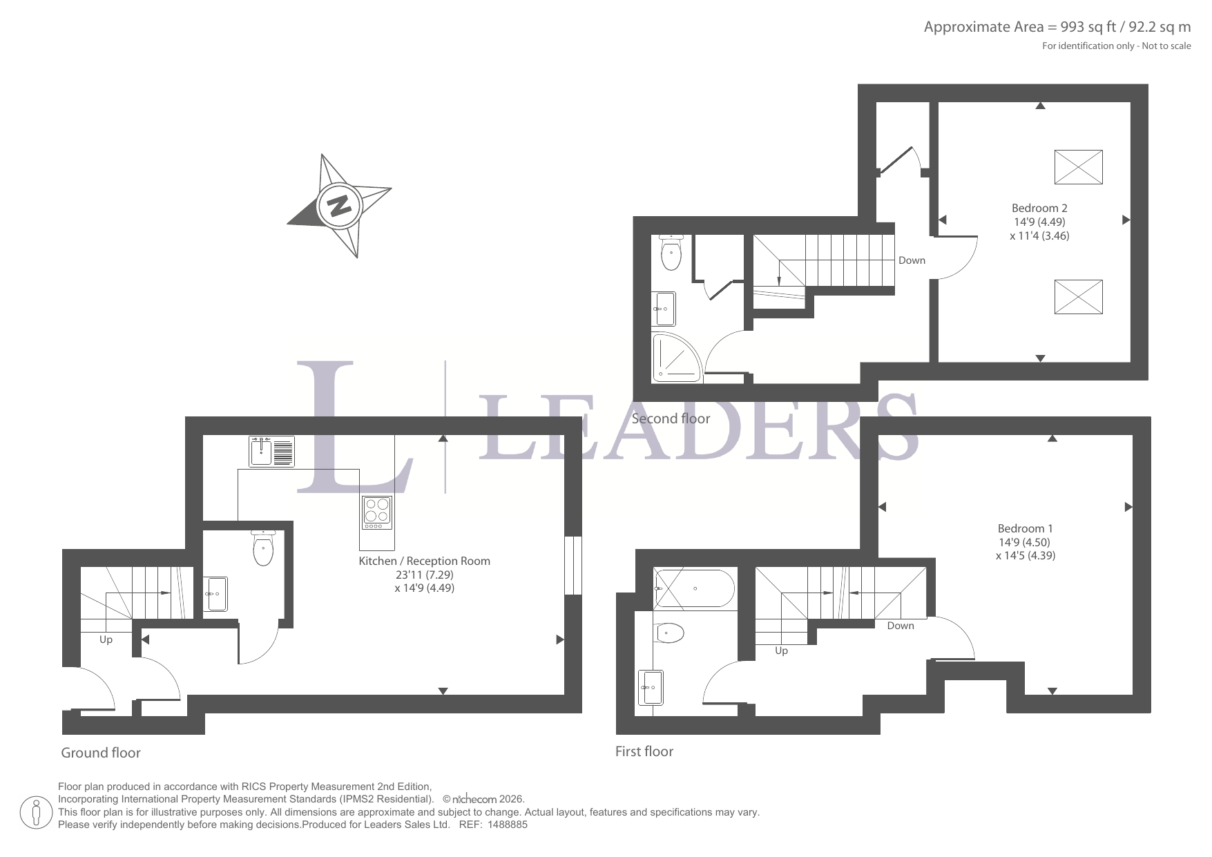 Apartment 6, The Apostles,, Church Rise, London floorplan