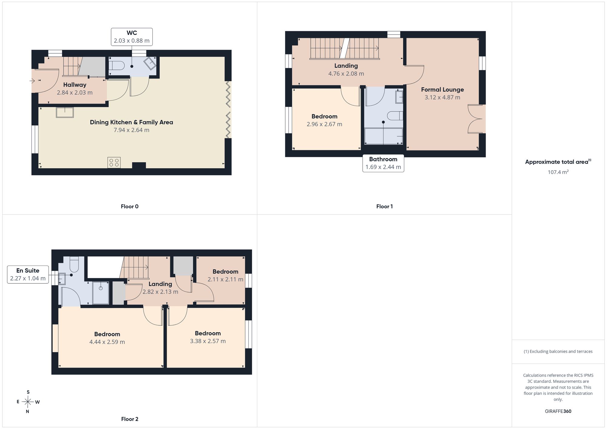 37 William Wailes Walk, Gateshead floorplan