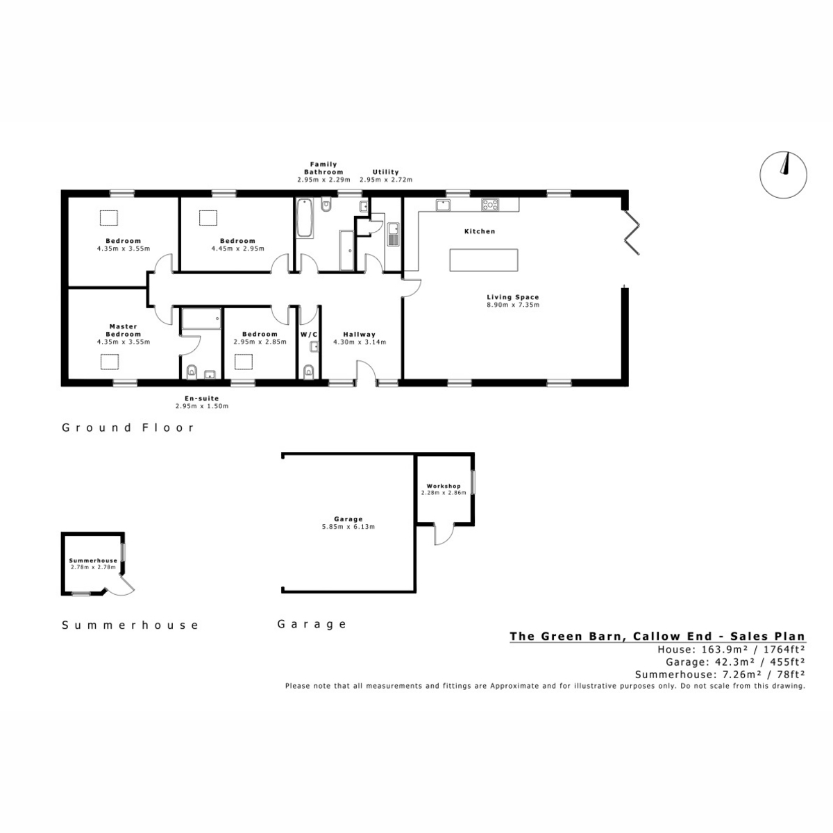 Green Barn, Bush Lane, Worcester floorplan