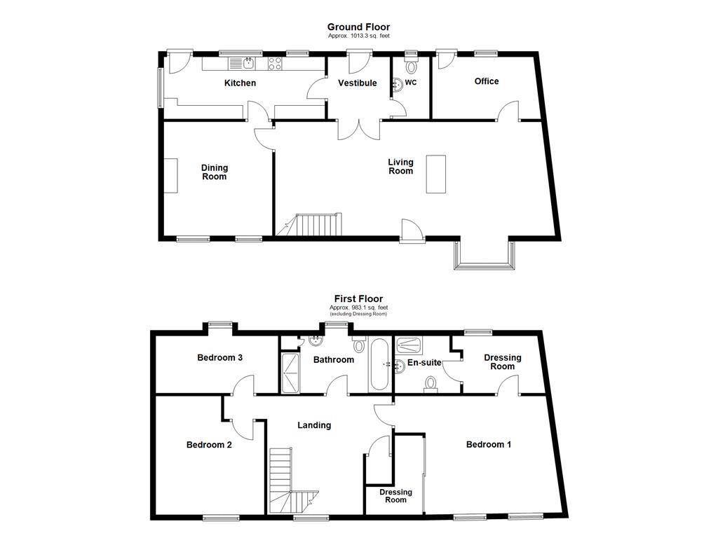 Baron Ford Cottage, Baron Fold, Rossendale floorplan