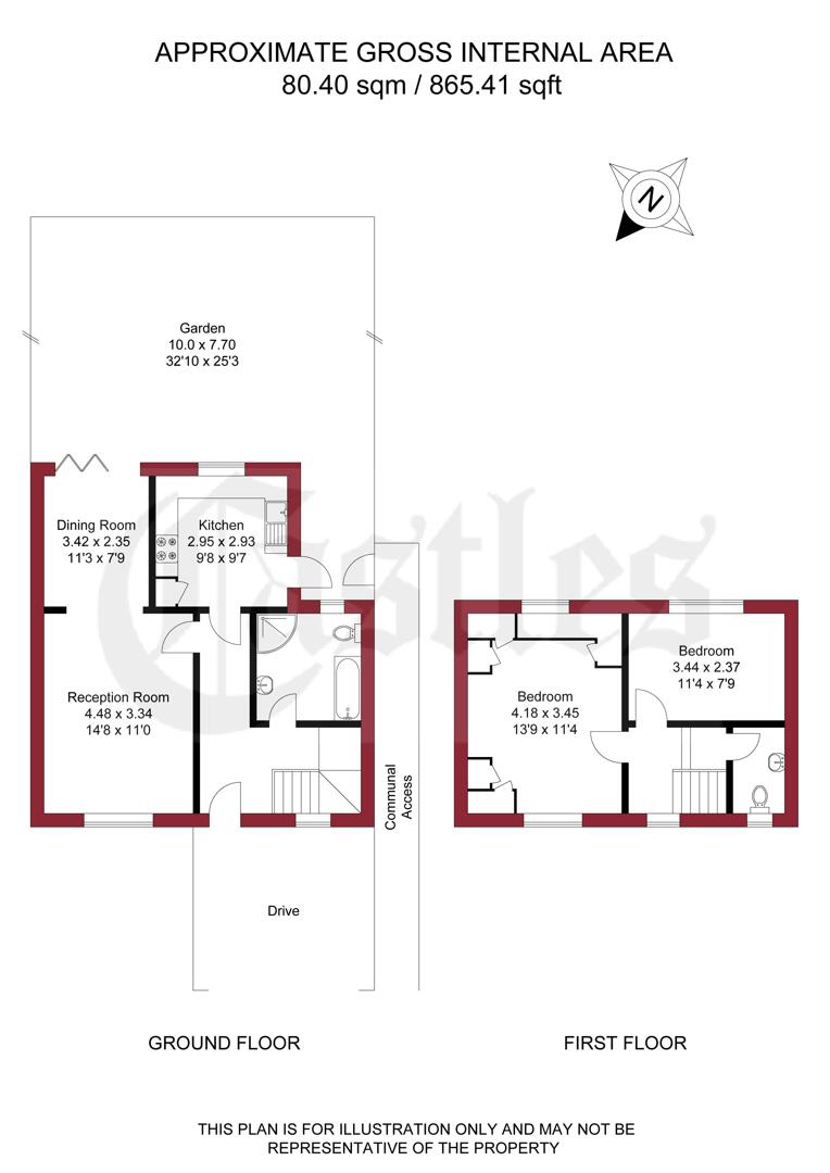 44, Central Avenue, Enfield floorplan