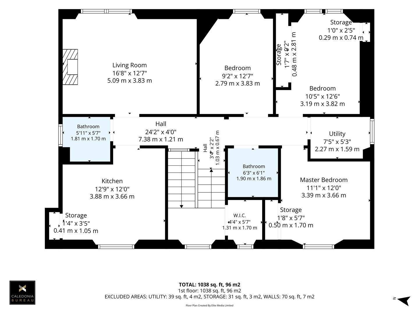 1/1, 86, George Street, Alexandria floorplan