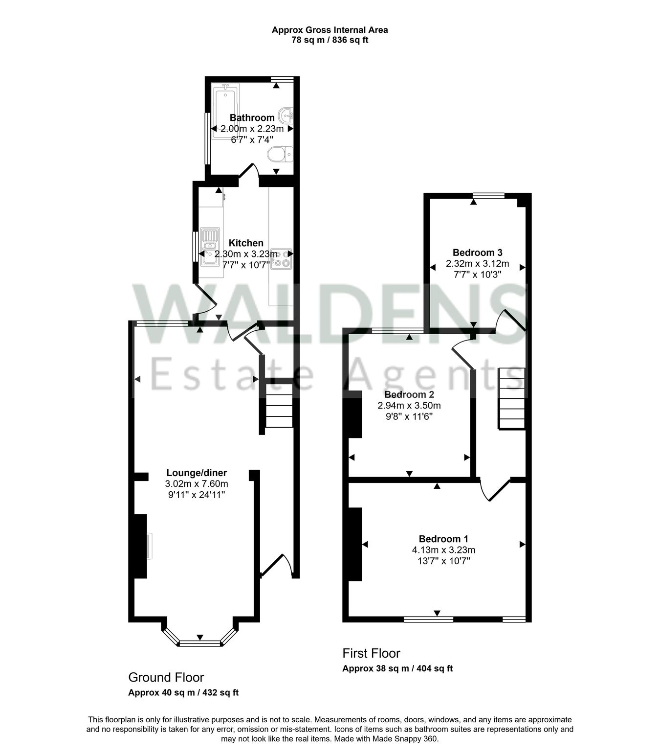 9, Margetts Road, Bedford floorplan
