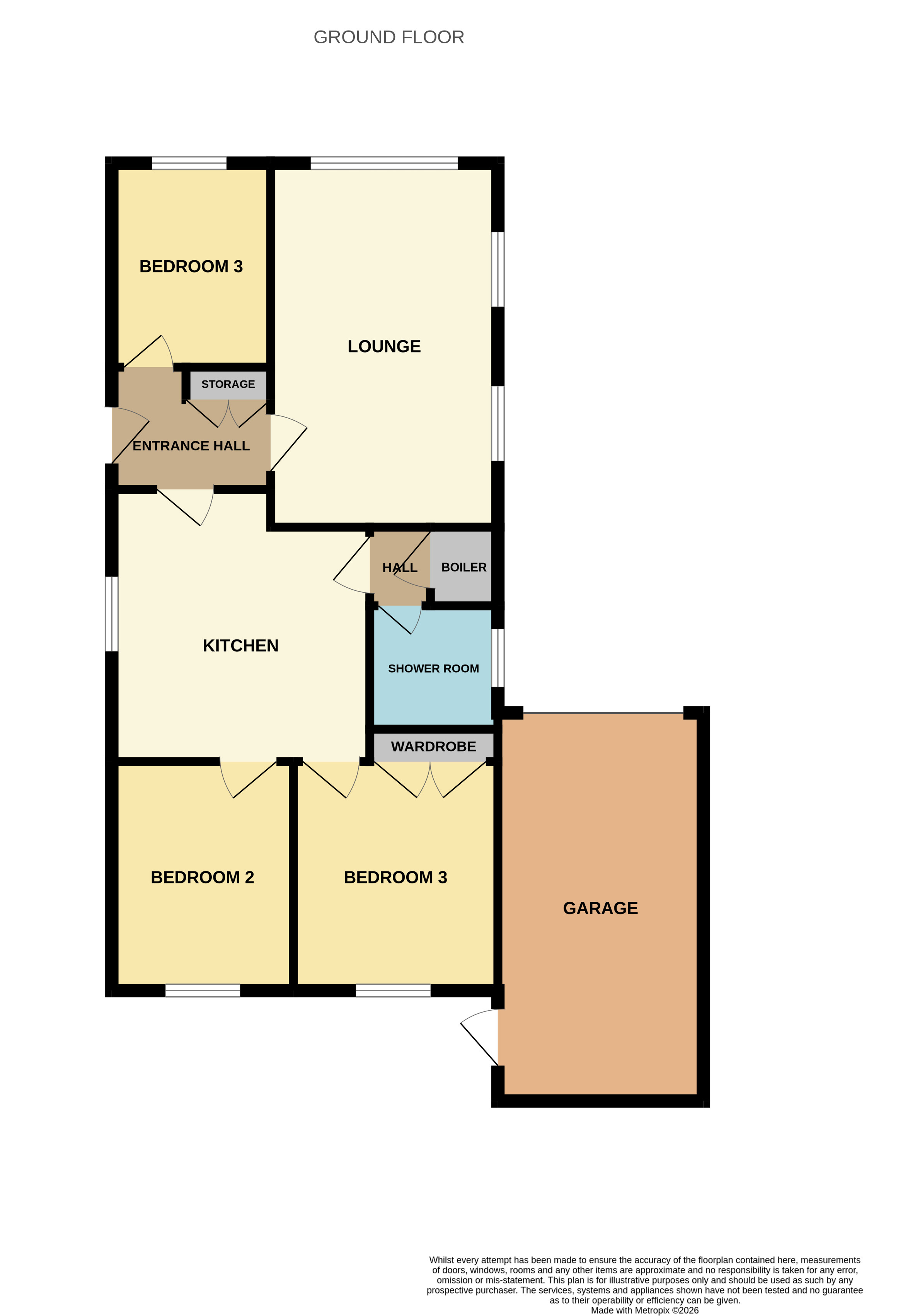 3, Peartree Avenue, Great Yarmouth floorplan