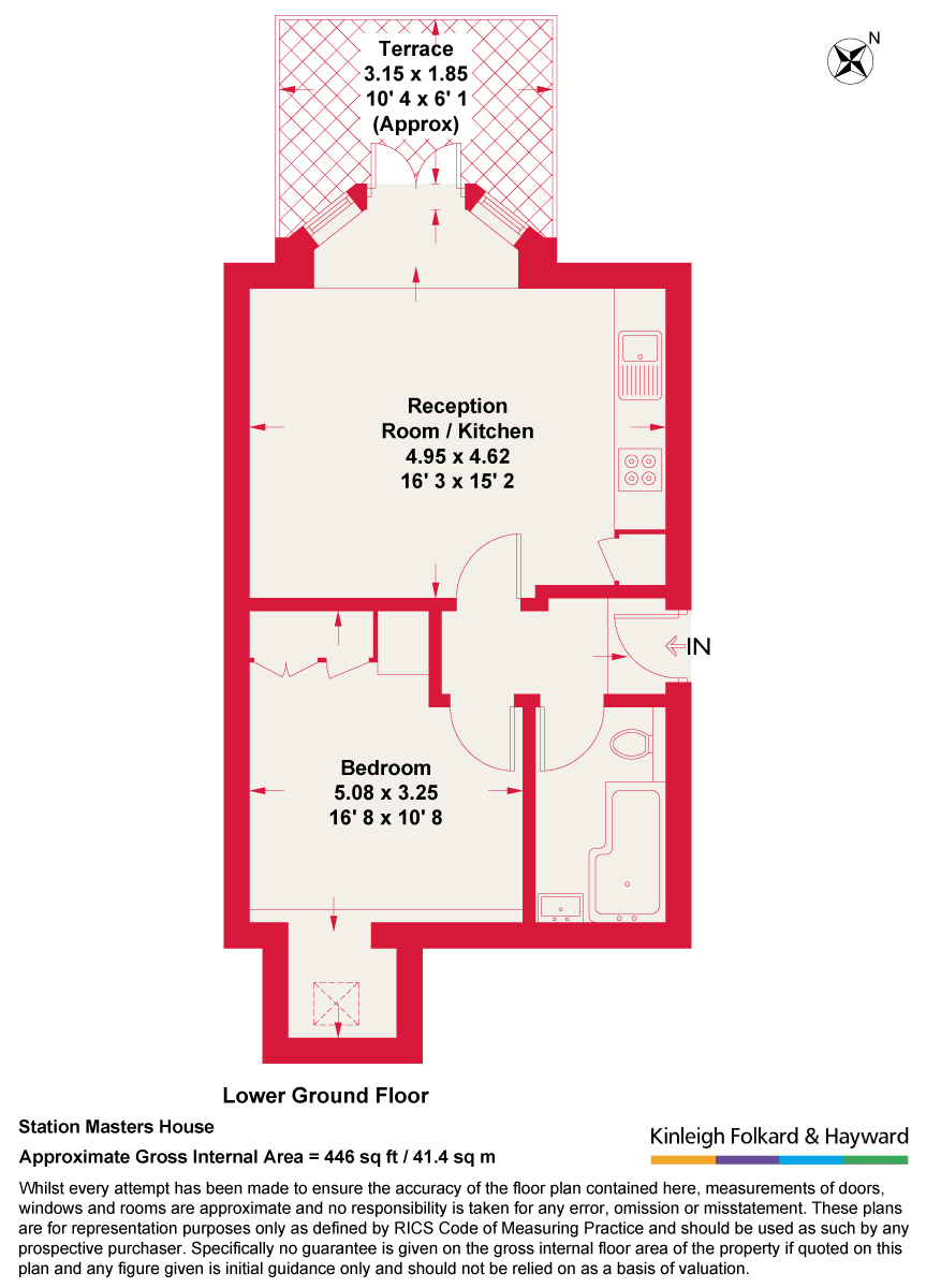 Flat 7, Station Masters House, 347, Earlsfield Road, London floorplan