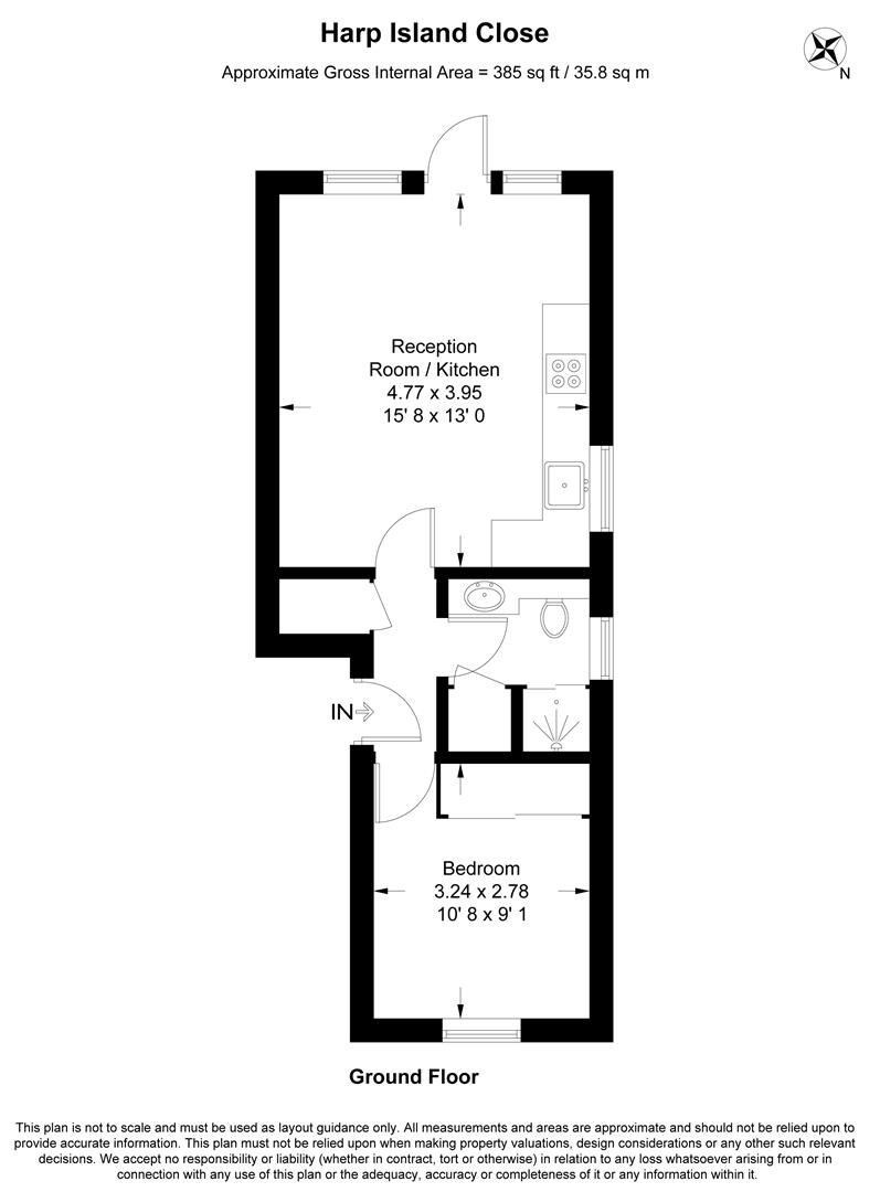 2, Harp Island Close, London floorplan