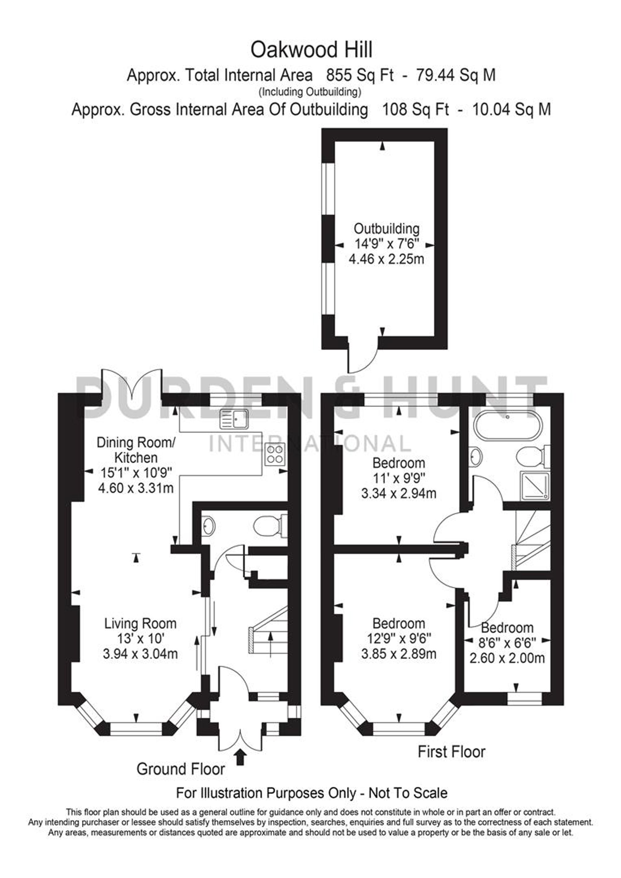 7 Oakwood Hill, Loughton floorplan