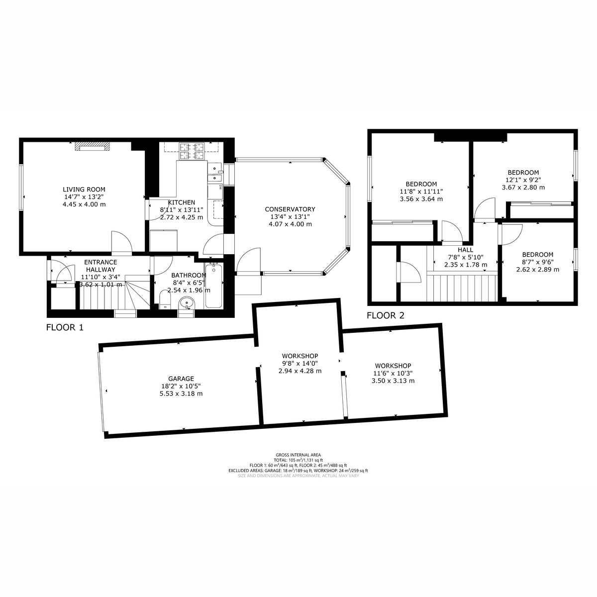 13, Small Crescent, Glasgow floorplan