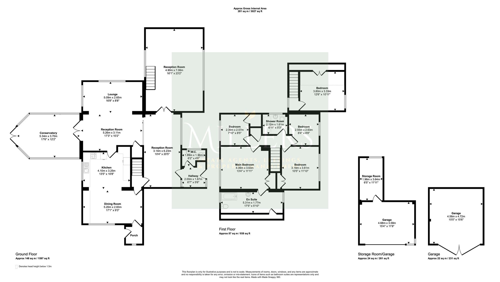 Vercot Cromer Road, North Walsham floorplan