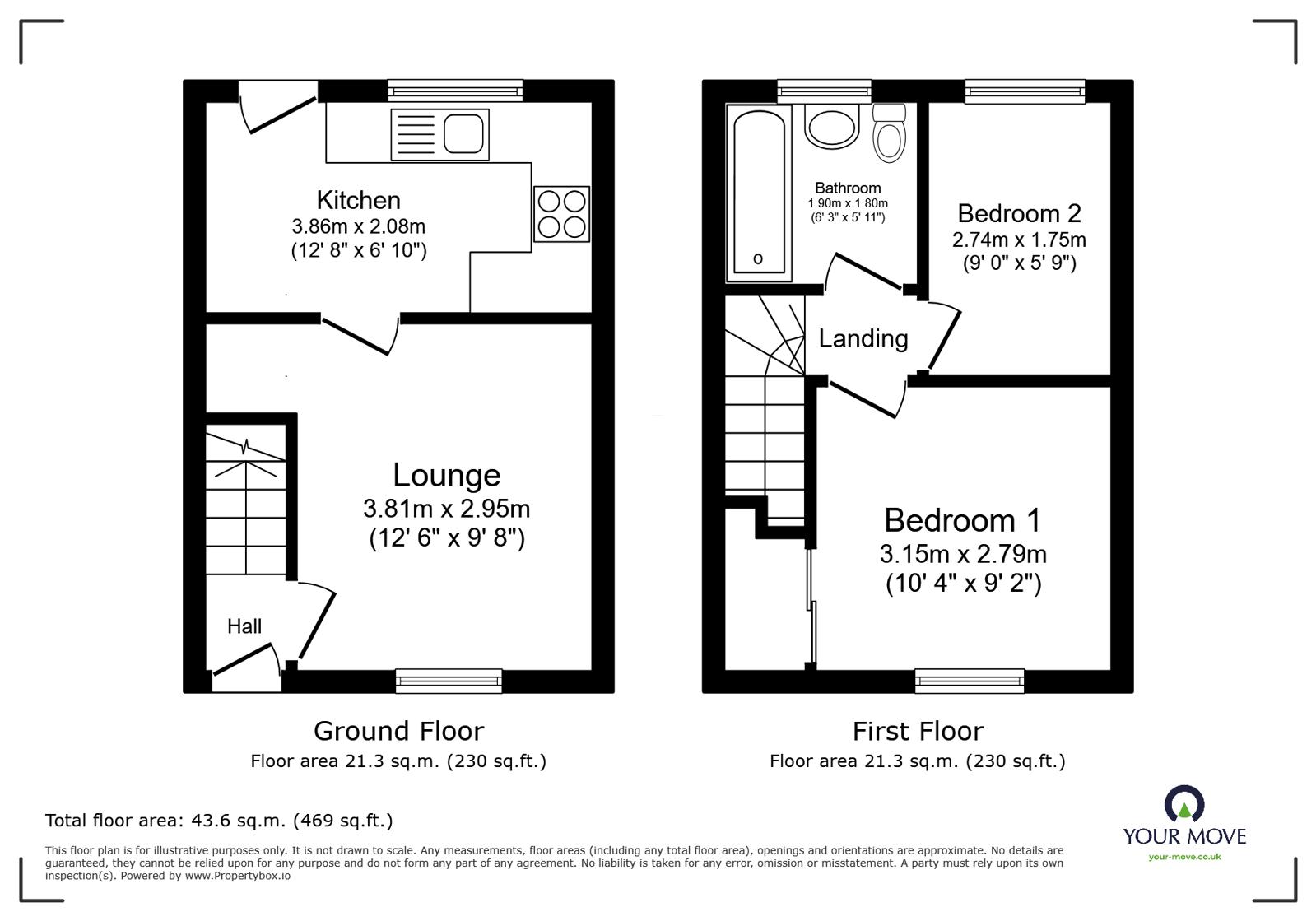 24, Foxcote Drive, Loughborough floorplan