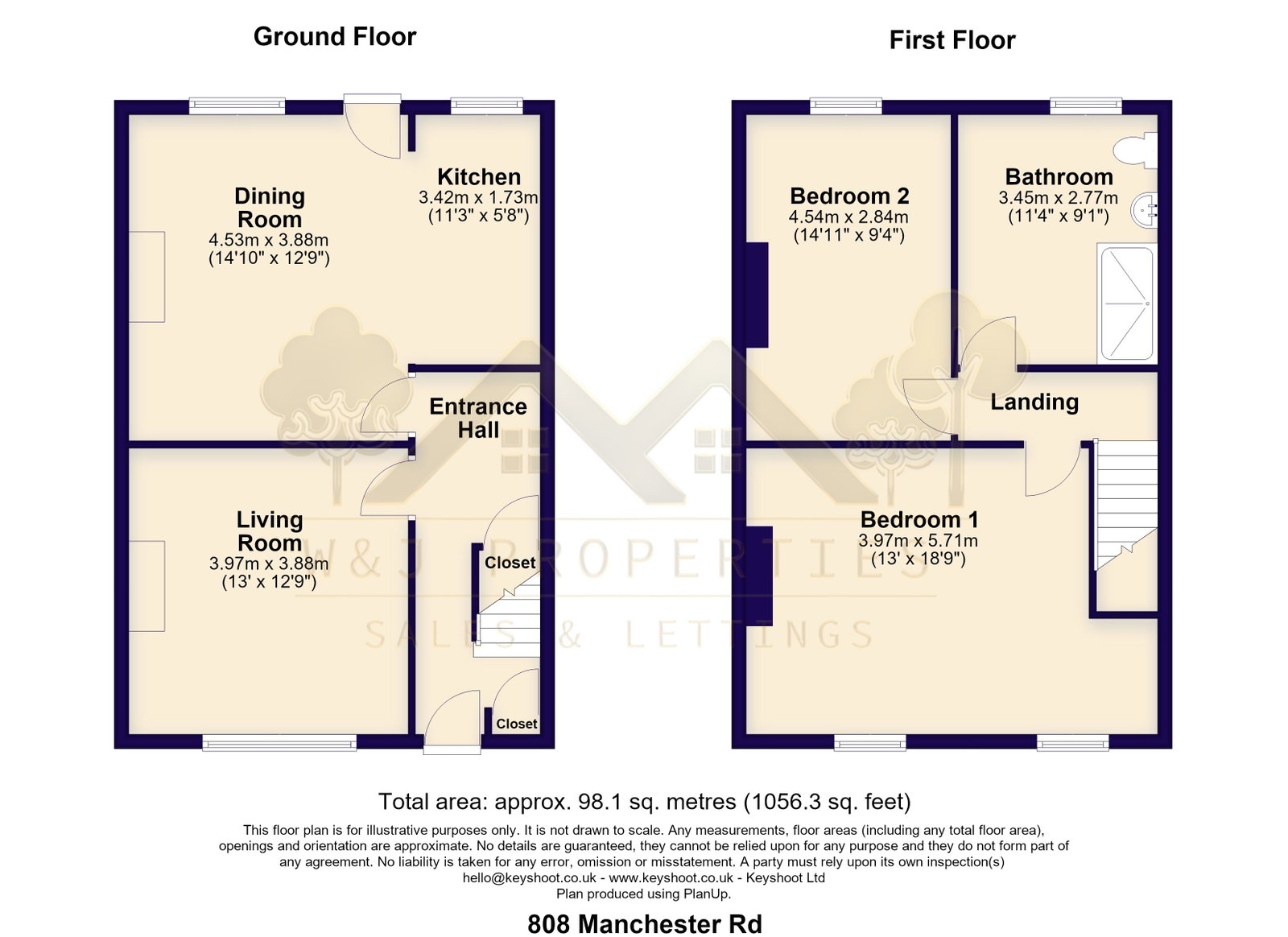 808, Manchester Road, Rossendale floorplan