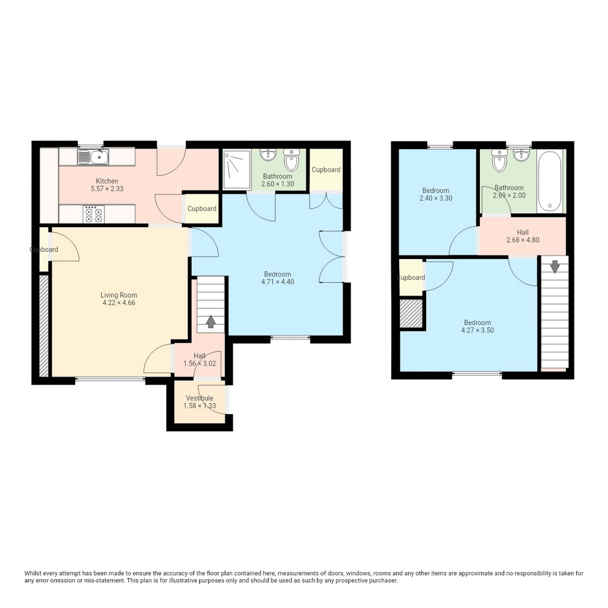 223 Glenfield Road, Paisley floorplan
