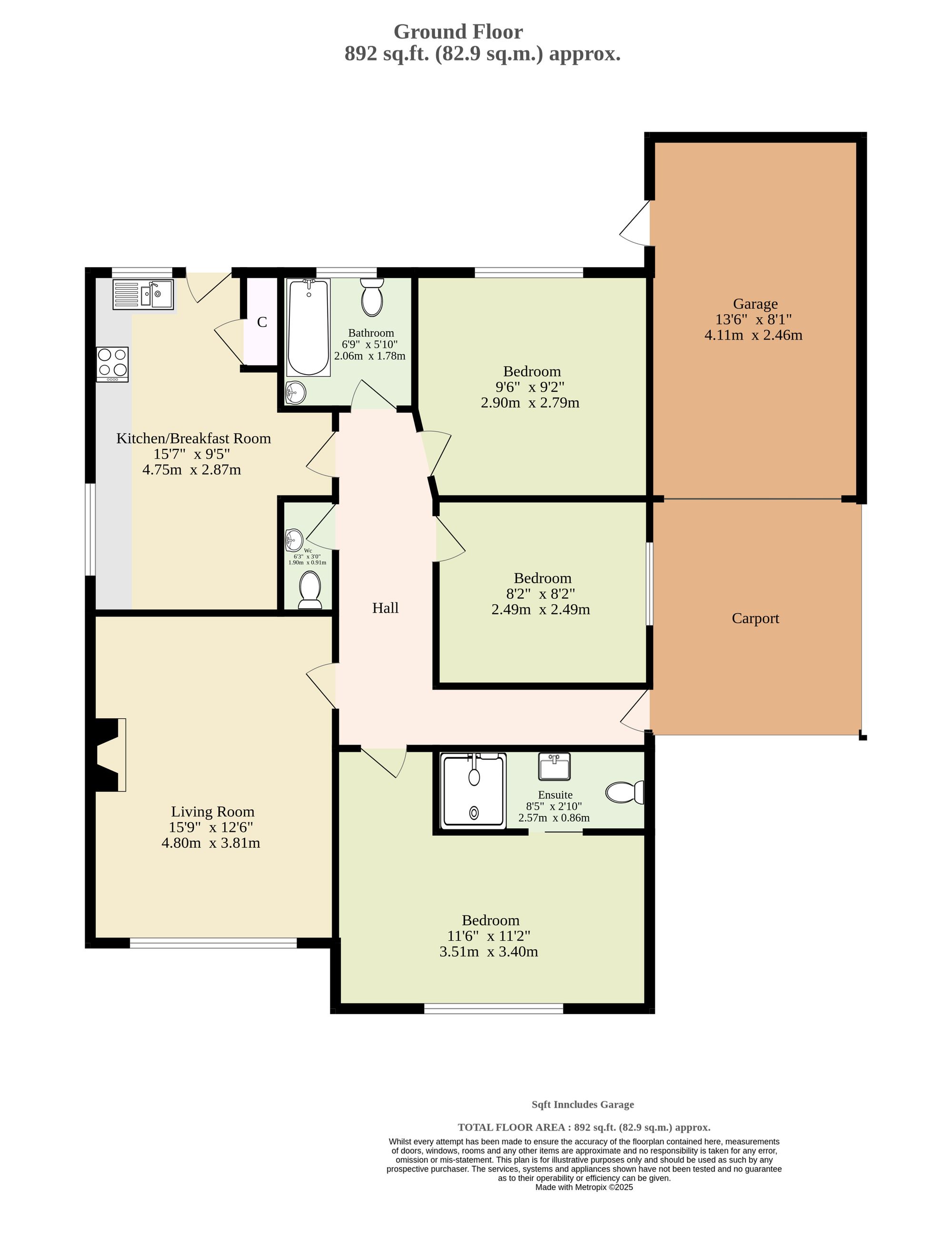 30 Elm Grove, Diss floorplan