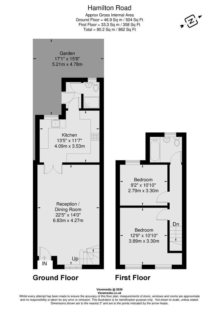 Hamilton Road, Twickenham floorplan